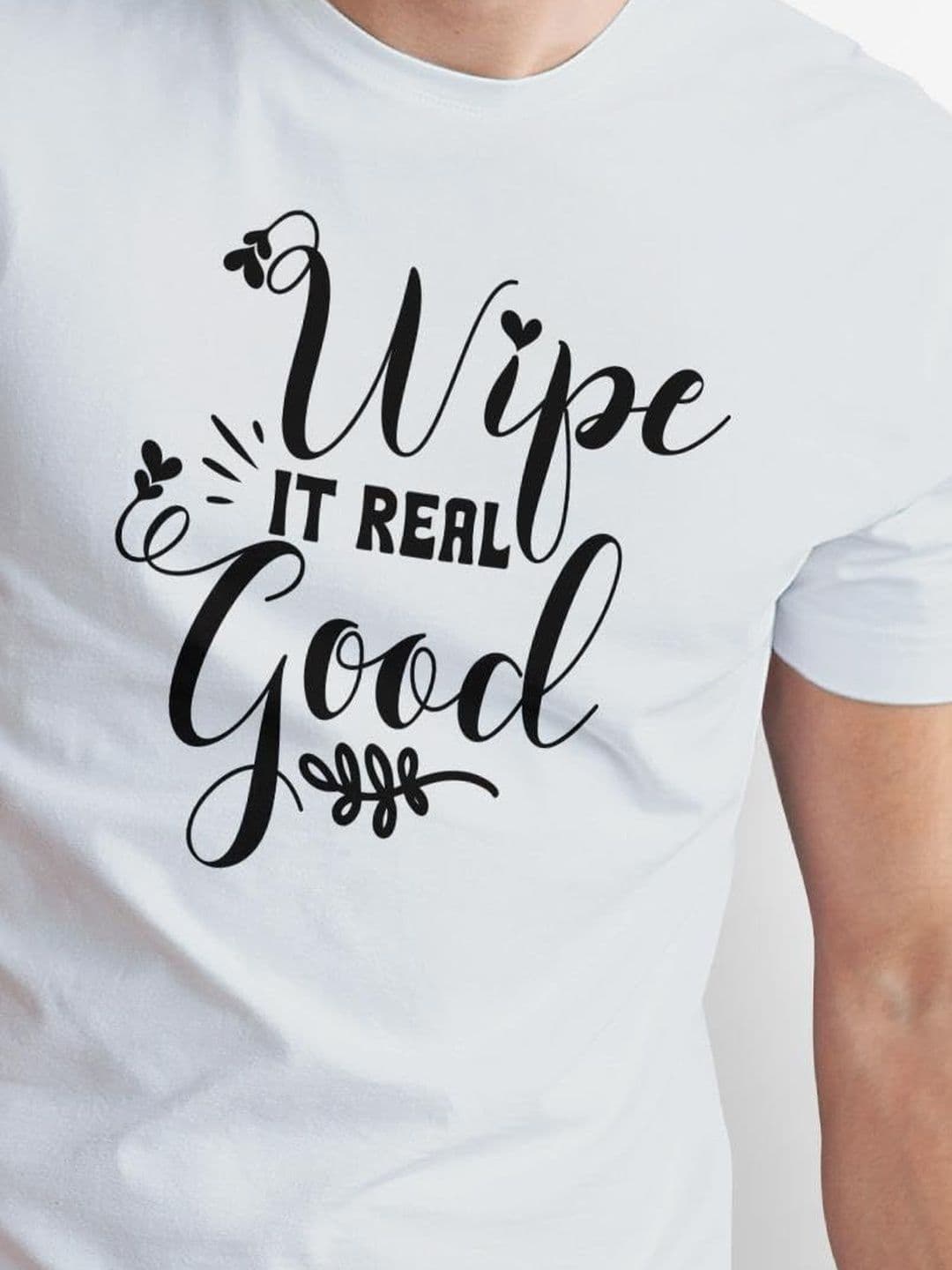 Seekbuylove Men Typography Printed Bio Finish T-shirt thumbnail 5