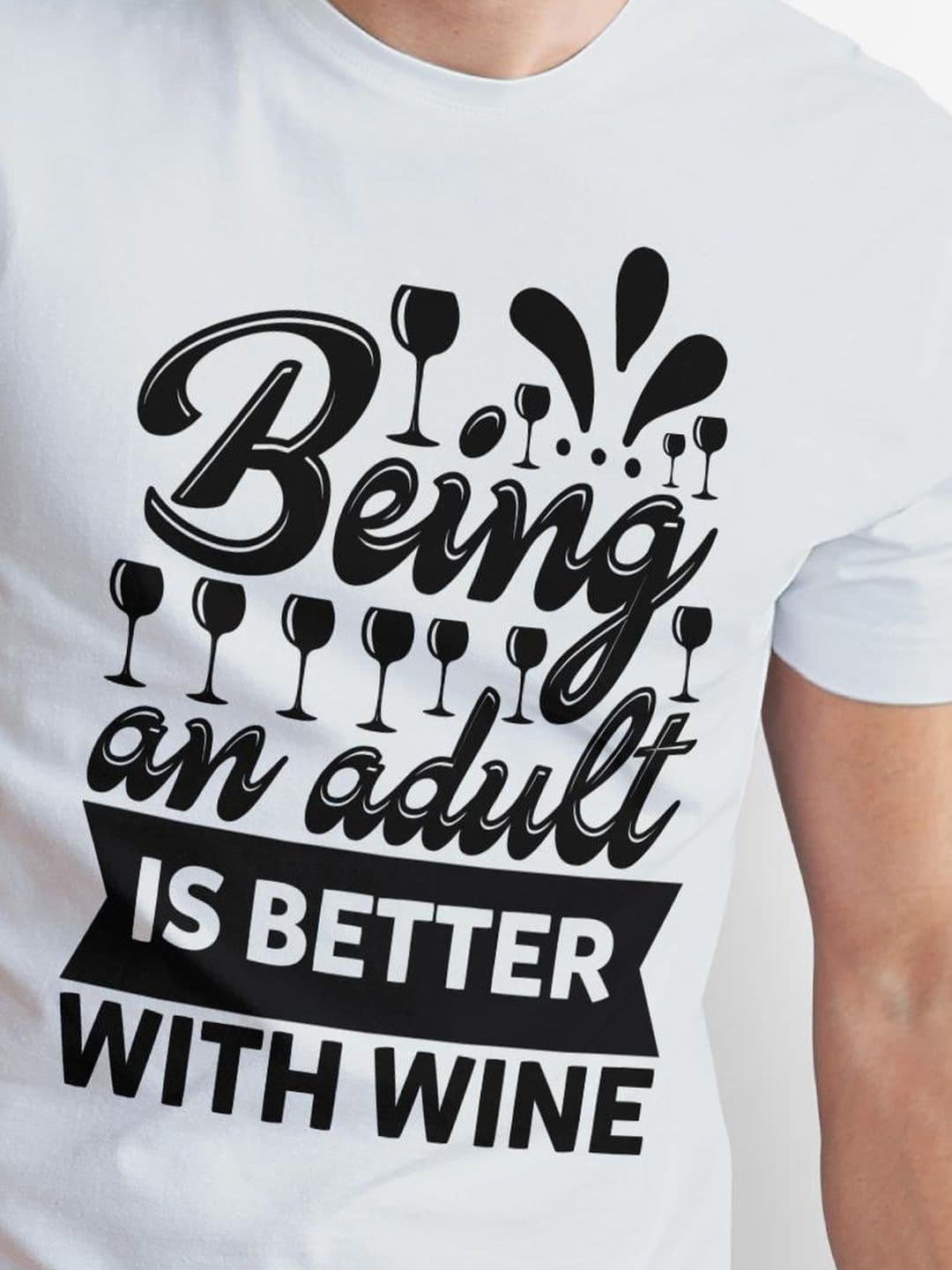 Seekbuylove Men Typography Printed Bio Finish T-shirt thumbnail 4