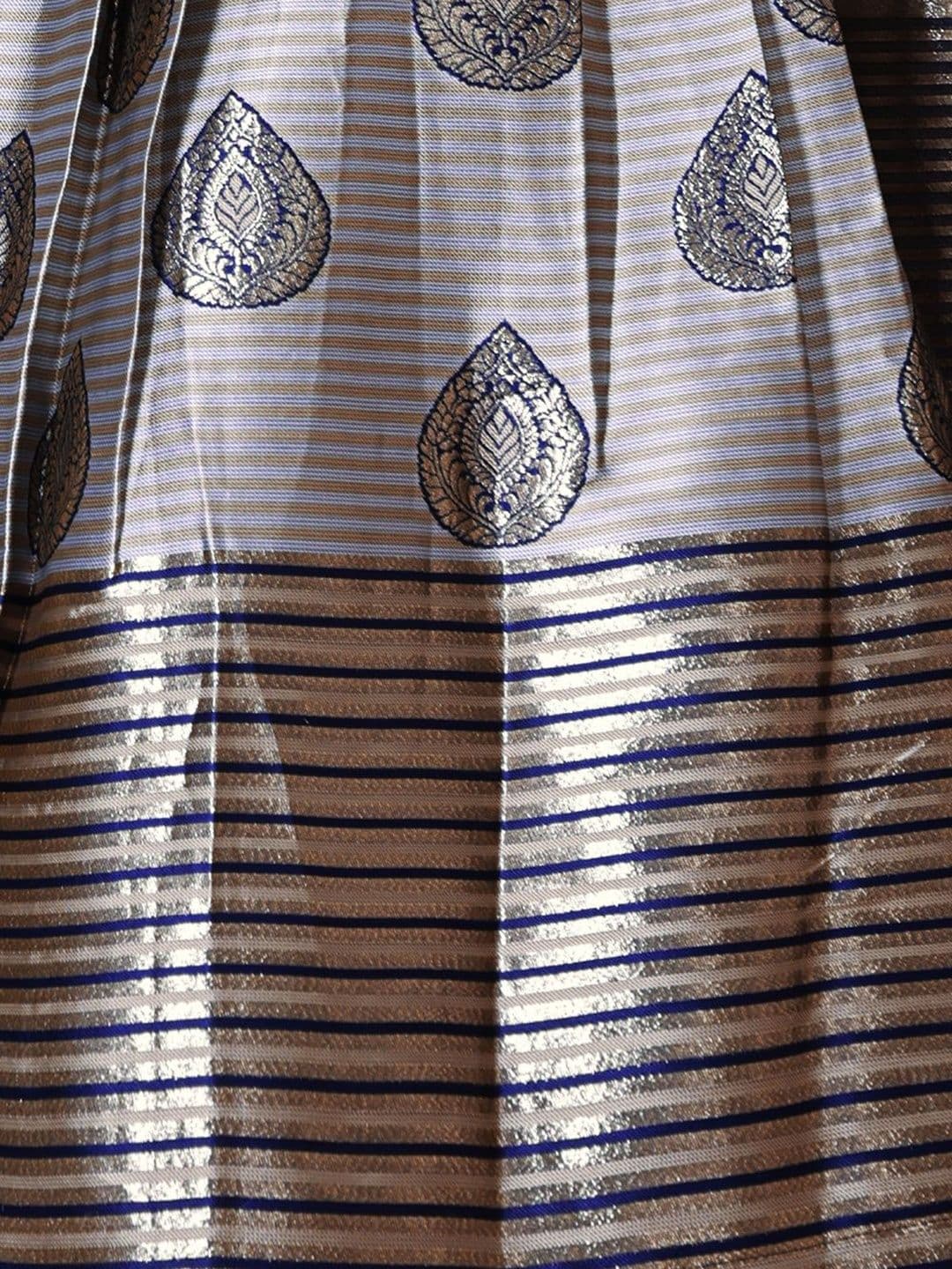 KALINI Girls Semi-Stitched Lehenga & Blouse With Dupatta thumbnail 2
