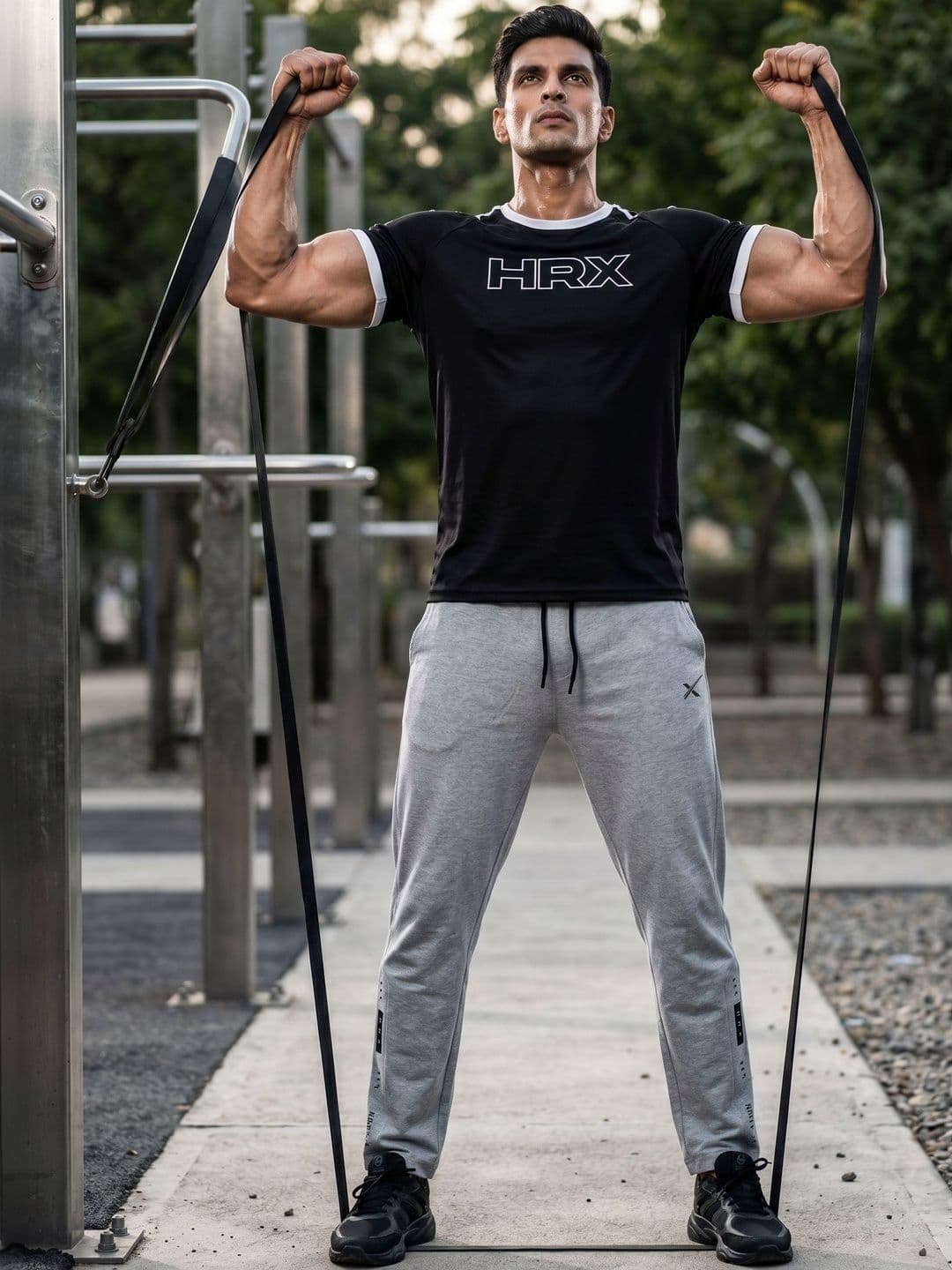 HRX by Hrithik Roshan Men Brand Logo Printed T-shirt thumbnail 7