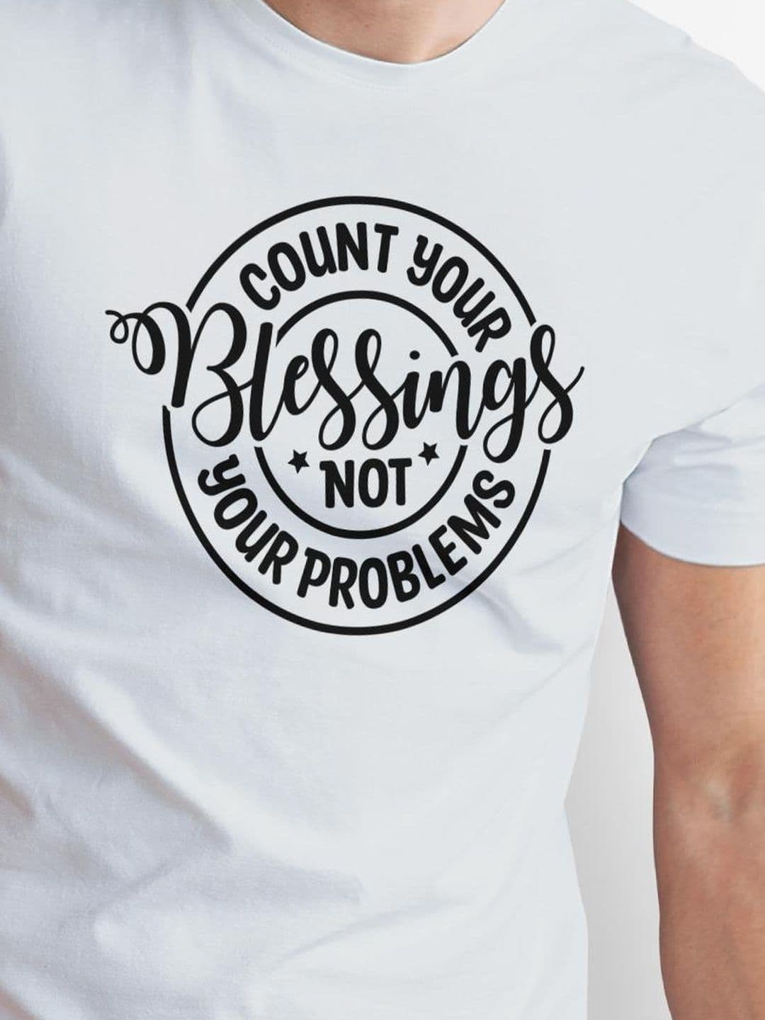 Seekbuylove Men Typography Printed Bio Finish T-shirt thumbnail 2