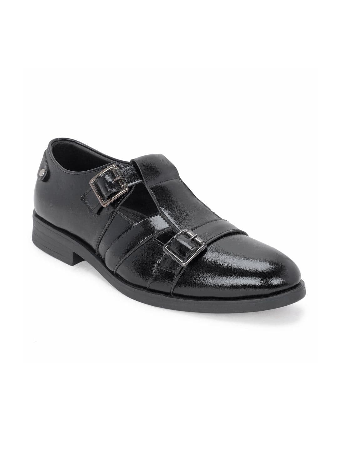 House of Pataudi Men Buckle Shoe-Style Sandals thumbnail 2