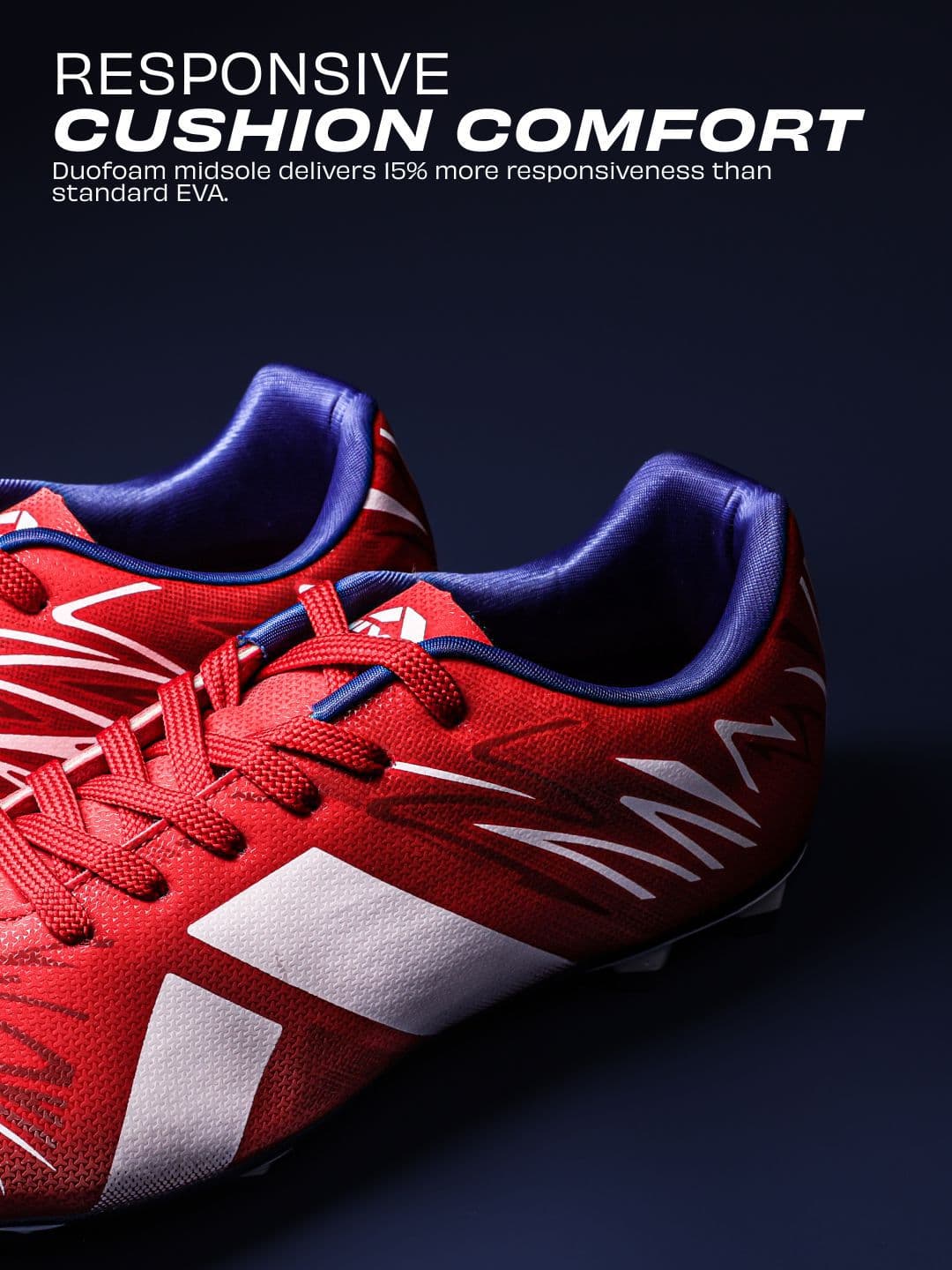 NIVIA Country Color WC Studs 3D TPU Upper with TPU Sole For Firm Football Shoes thumbnail 5