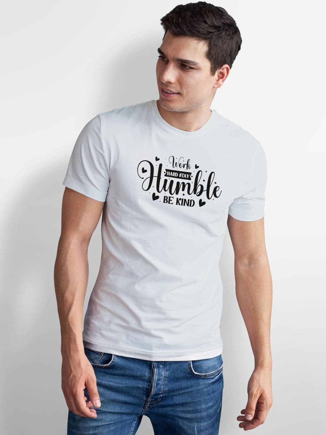 Seekbuylove Men Typography Printed Bio Finish T-shirt thumbnail 3