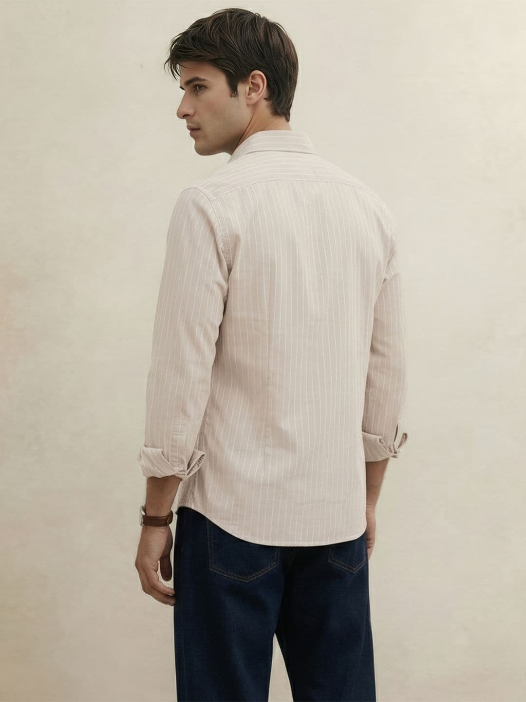 THE SHIRT CODE Striped Casual Shirt thumbnail 5