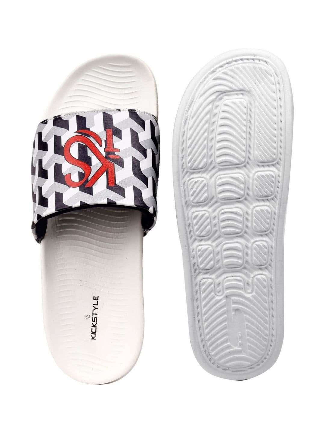 KICKSTYLE Men Printed Sliders thumbnail 2