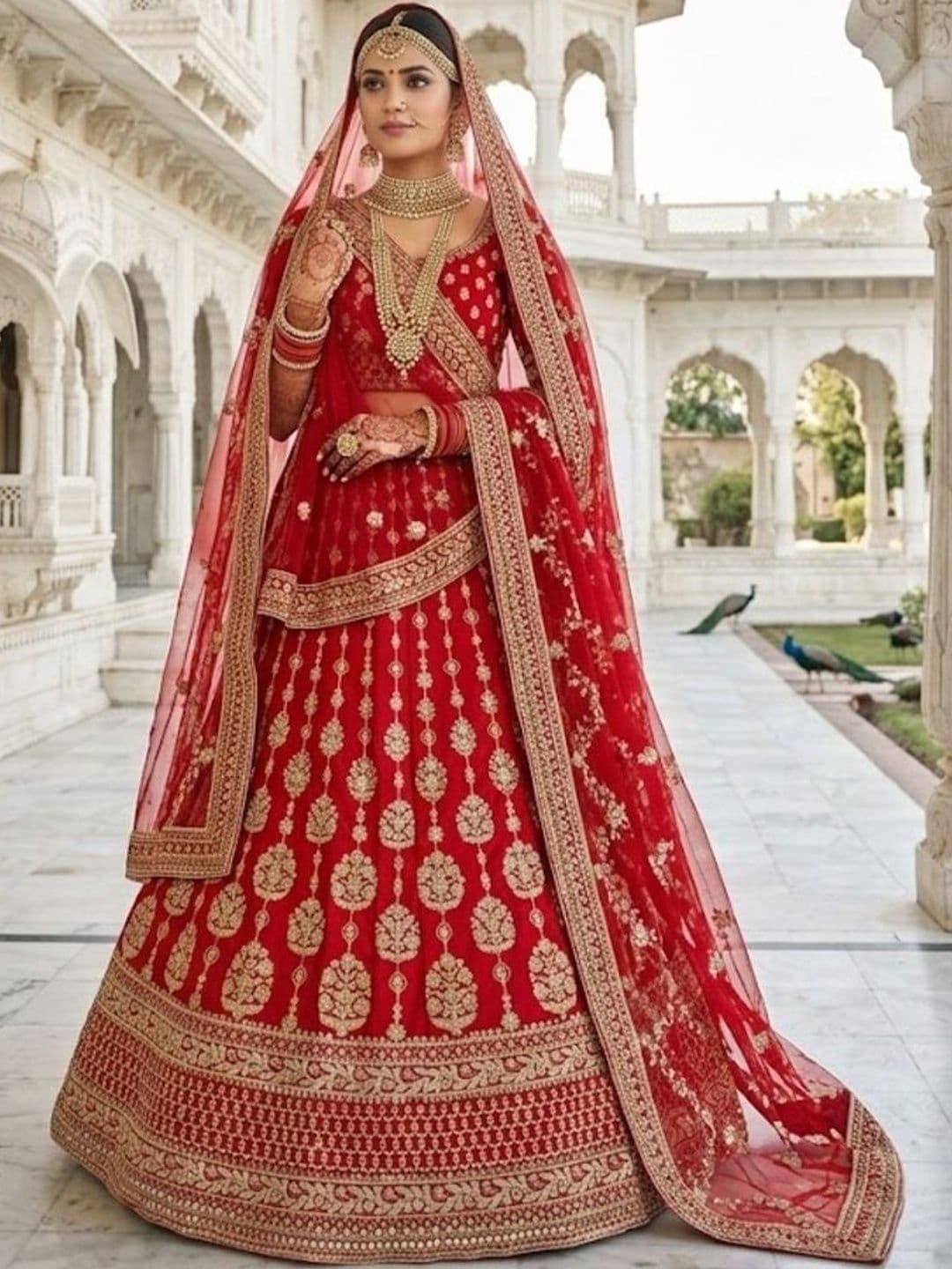 JIYANA WOMENS CHOICE Embroidered Semi-Stitched Lehenga & Unstitched Blouse With Dupatta - view 1