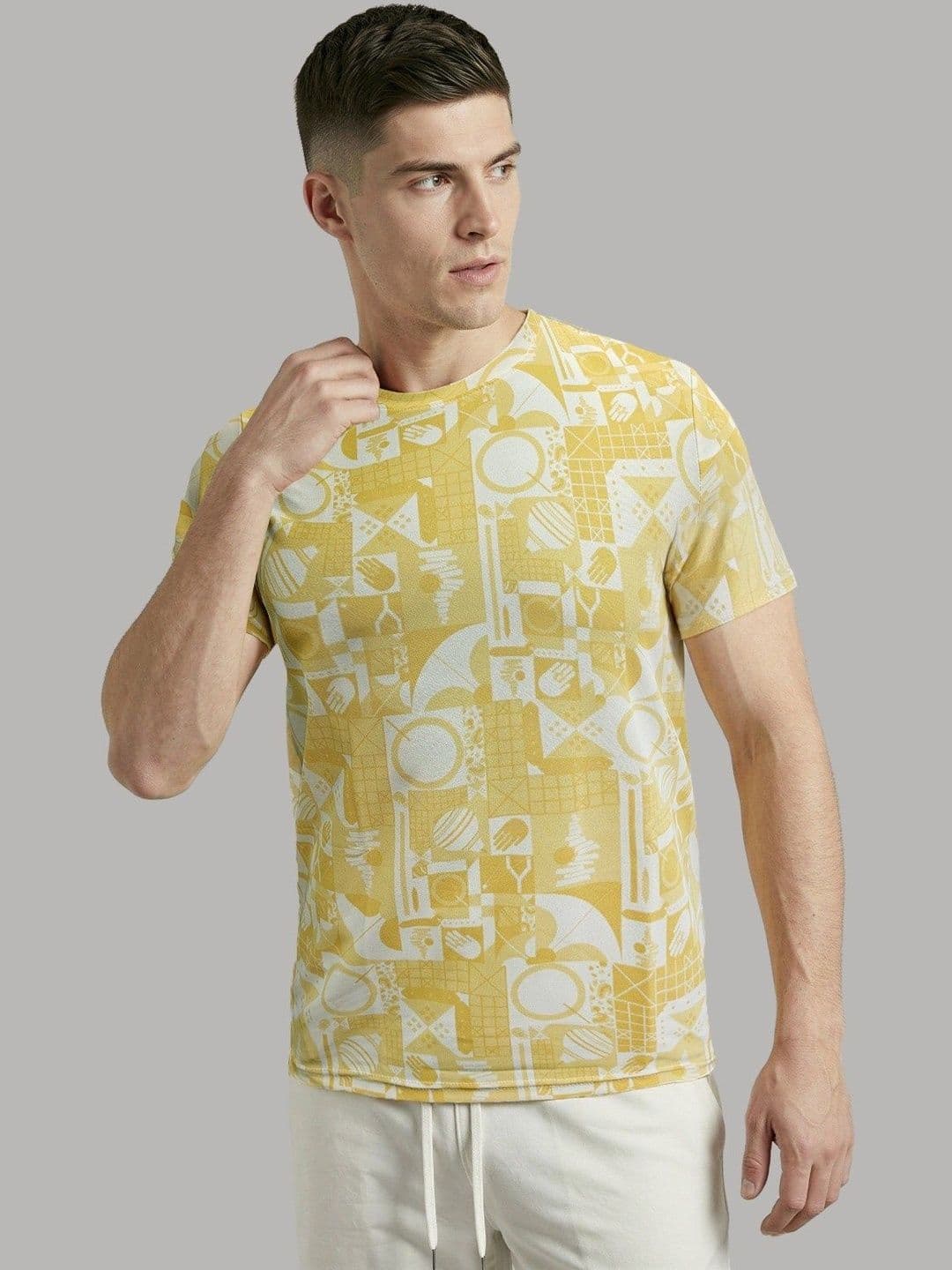 Technosport Men Printed Slim Fit T-shirt thumbnail 7