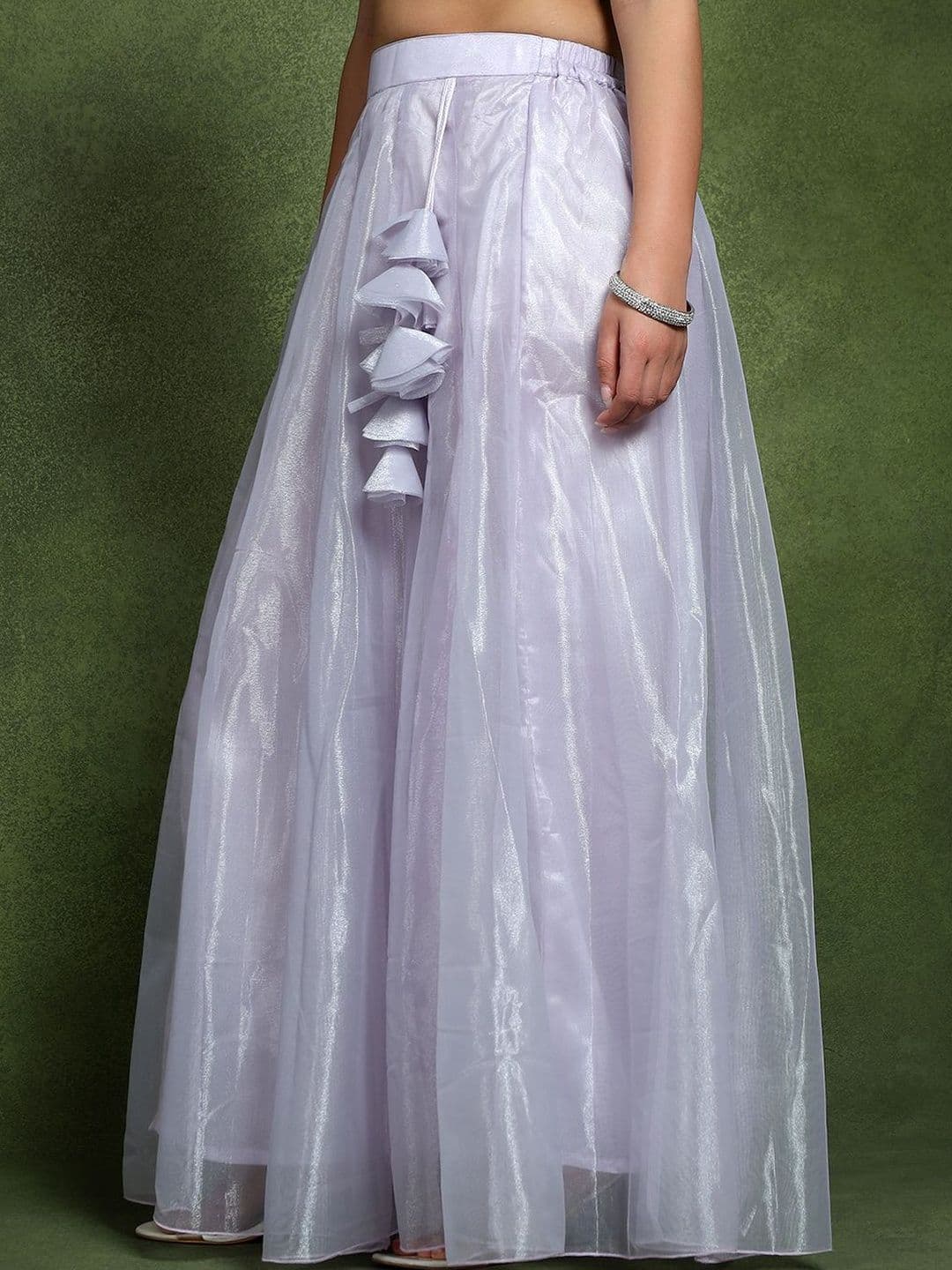 Frolic Rolic Women Chiffon Maxi A-Line Skirt thumbnail 6
