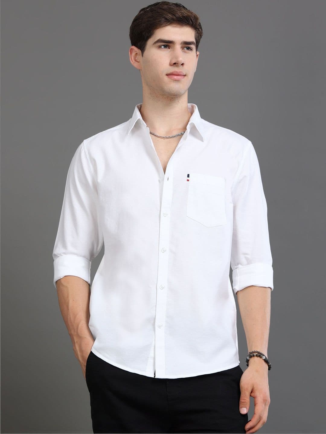 British Club Men Oxford Slim Fit Shirt - view 1