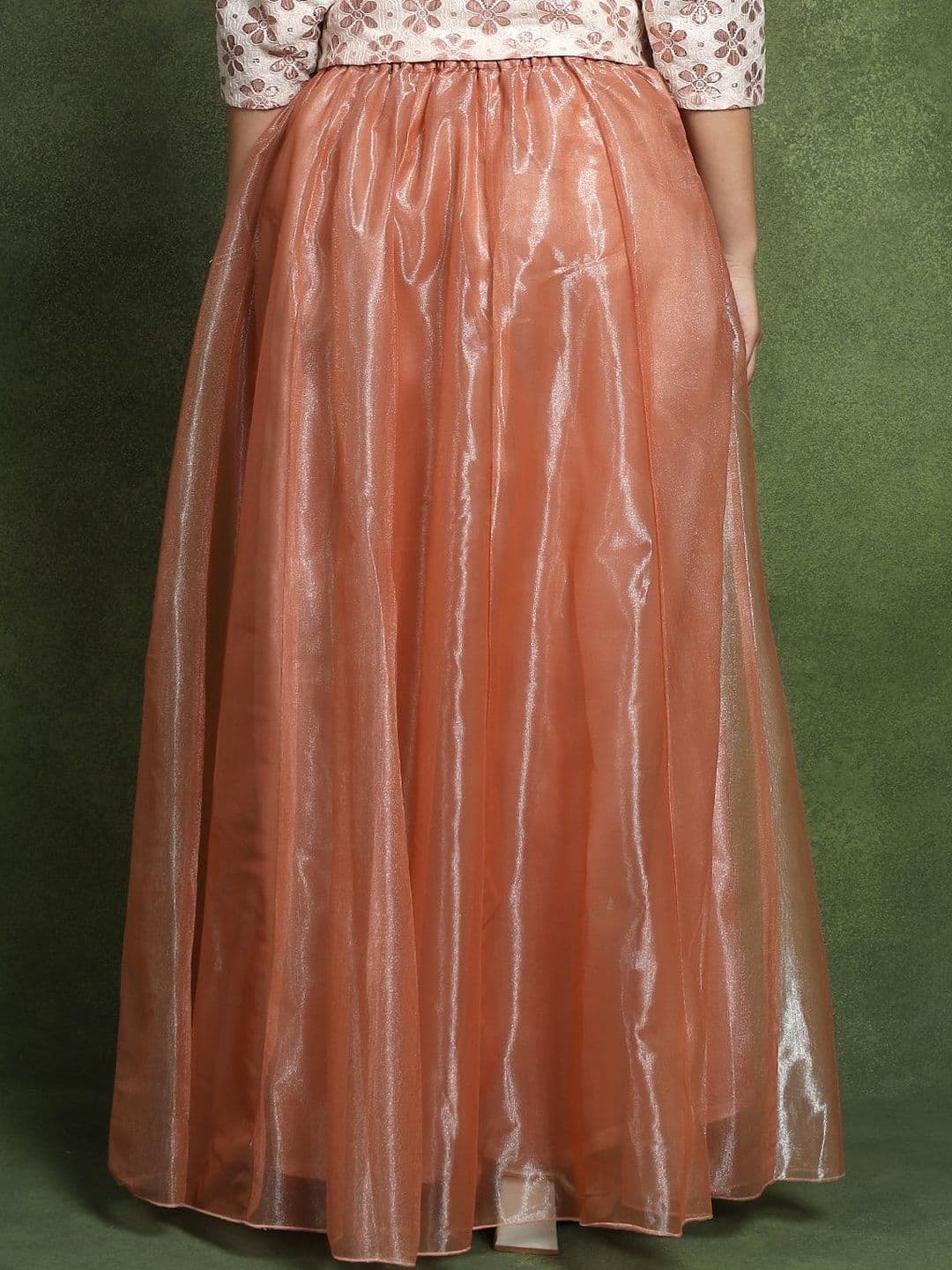 Frolic Rolic Women Tiered Maxi A-Line Skirt thumbnail 3