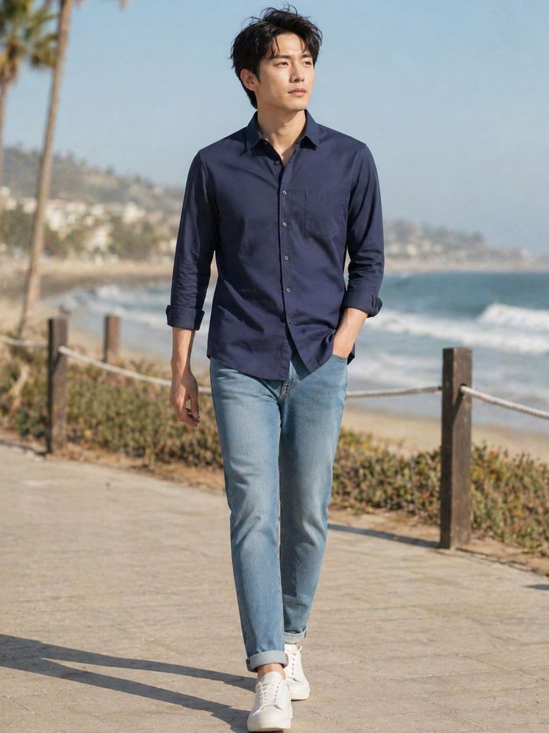 R.Code by The Roadster Life Co. Men Premium Casual Shirt thumbnail 5