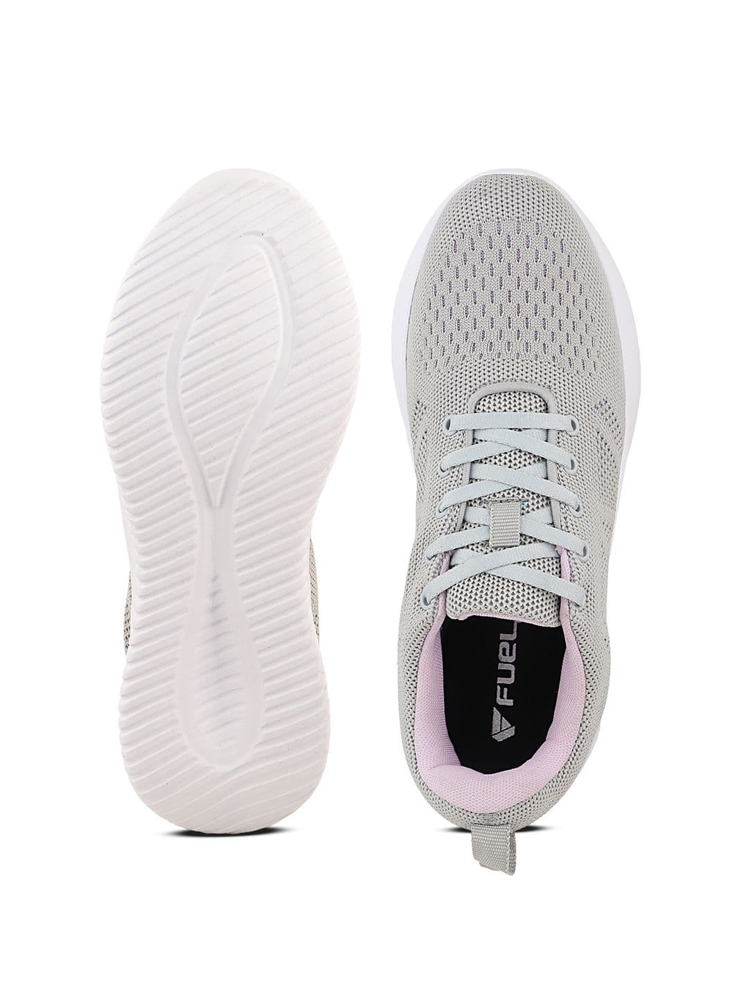 FUEL Women Grey Mesh Running Non-Marking Shoes thumbnail 3