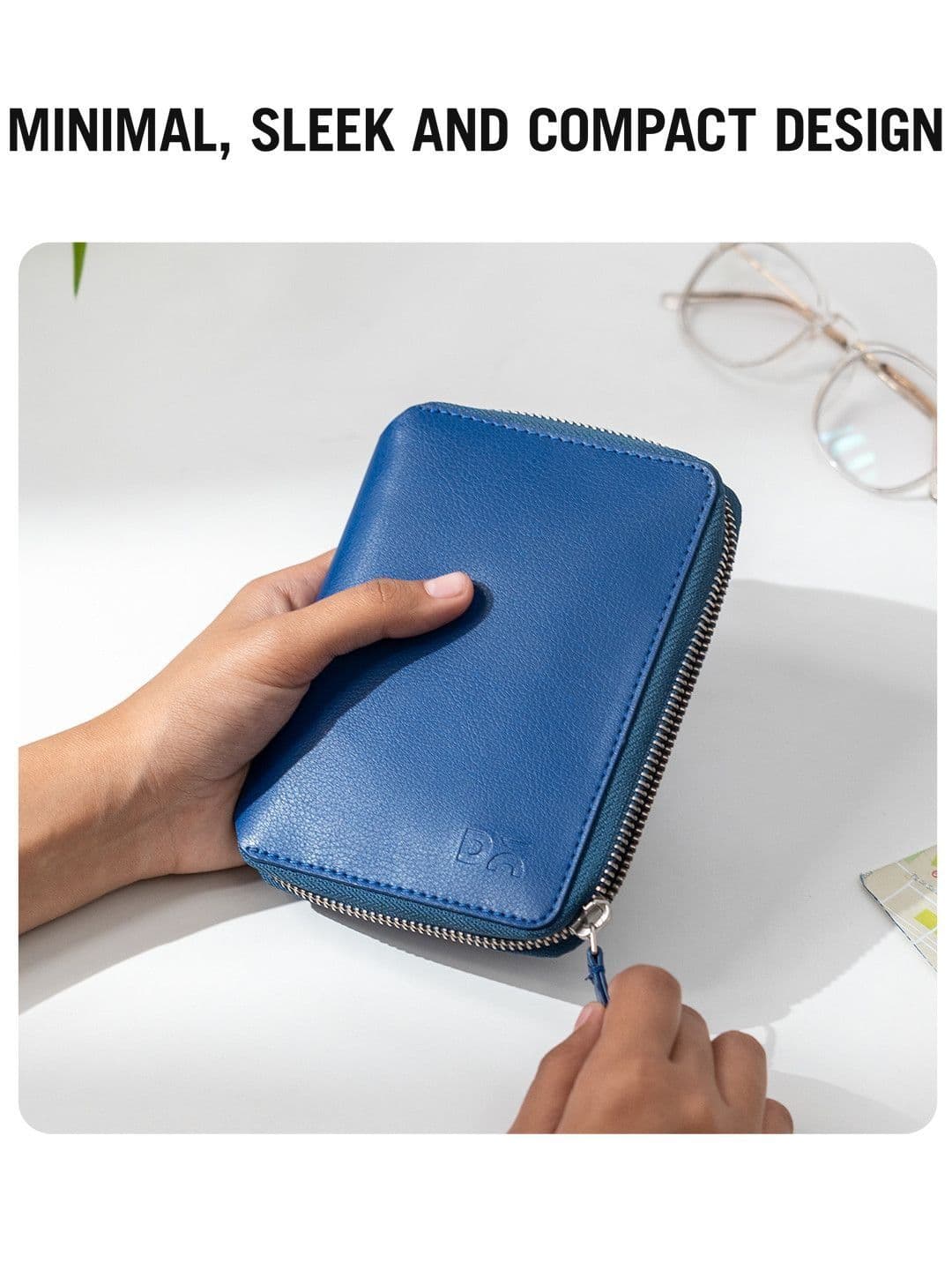 DailyObjects Check-in Passport Wallet Blue thumbnail 2