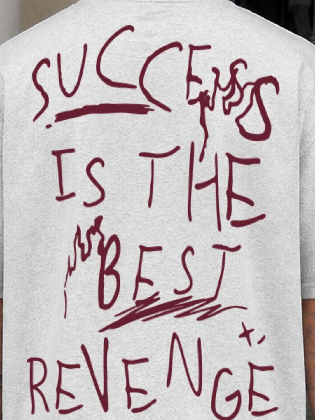 Moda Rapido Men Typography Printed Boxy T-shirt thumbnail 2