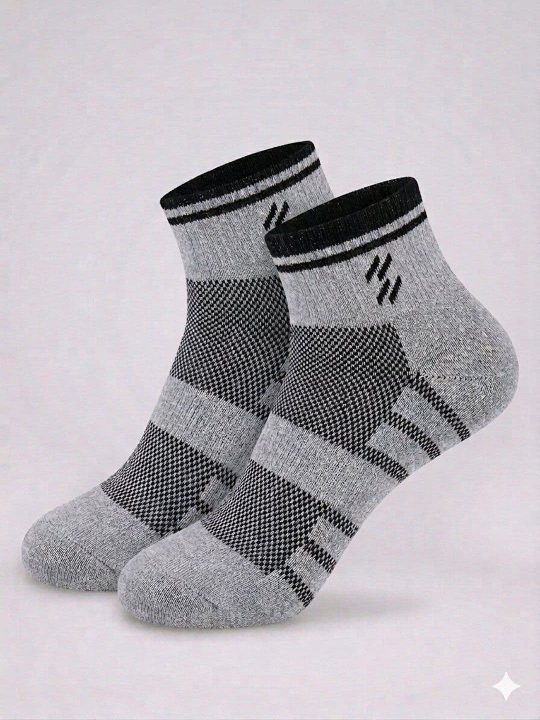 Sloxie Unisex Pack of 5 Cotton Patterned Ankle Length Socks thumbnail 6