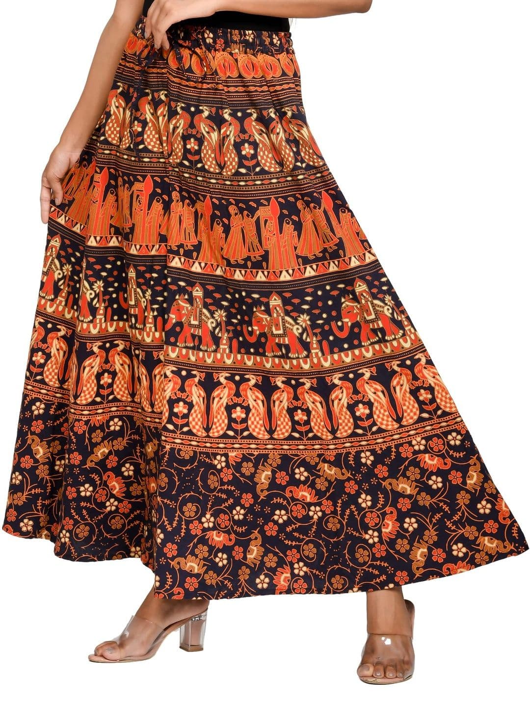 SAMJHI Women Ethnic Motifs Printed Ethnic Palazzos thumbnail 2