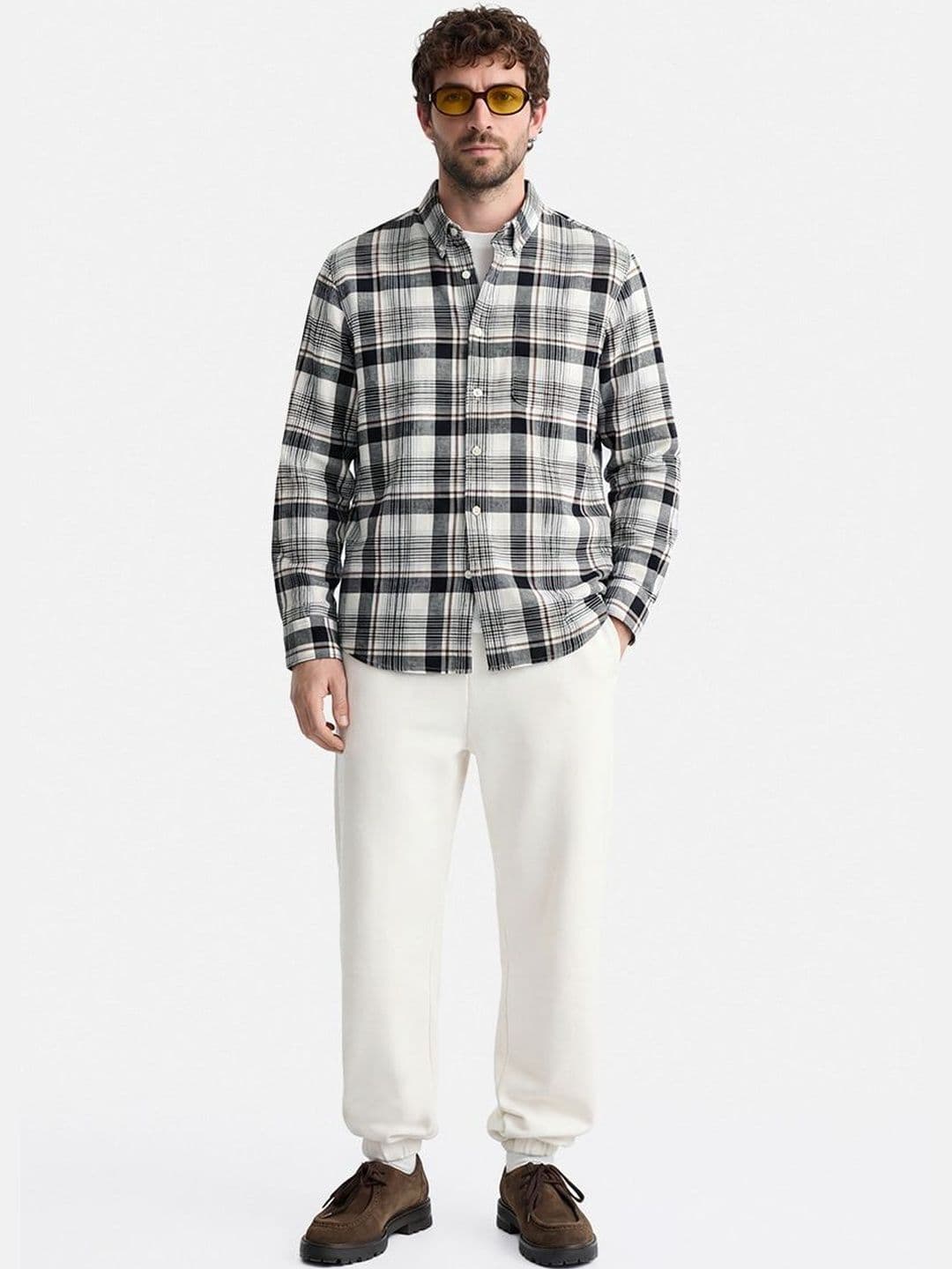 Snitch Men Tartan Checks Checked Casual Shirt thumbnail 4
