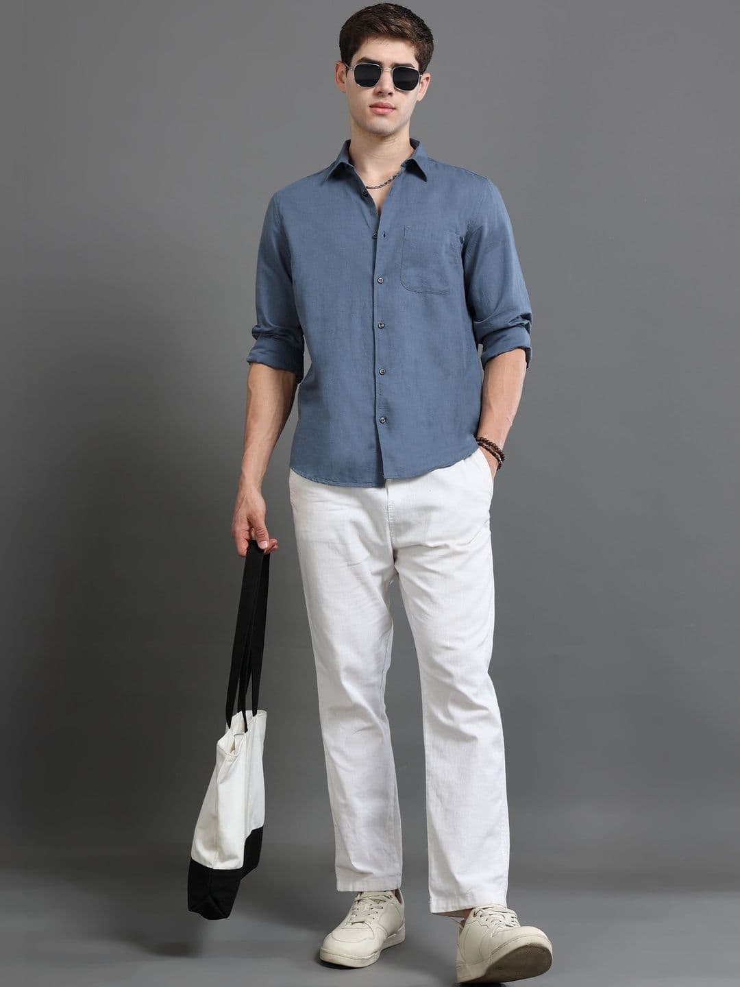 British Club Men Smart Slim Fit Casual Shirt thumbnail 2