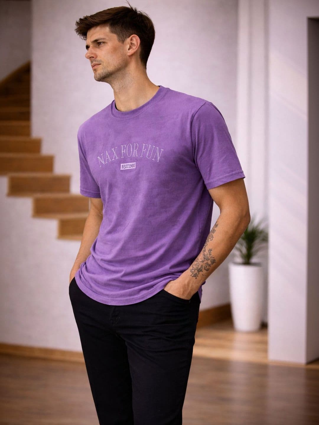 Parcel Yard Men Typography Printed T-shirt - view 1