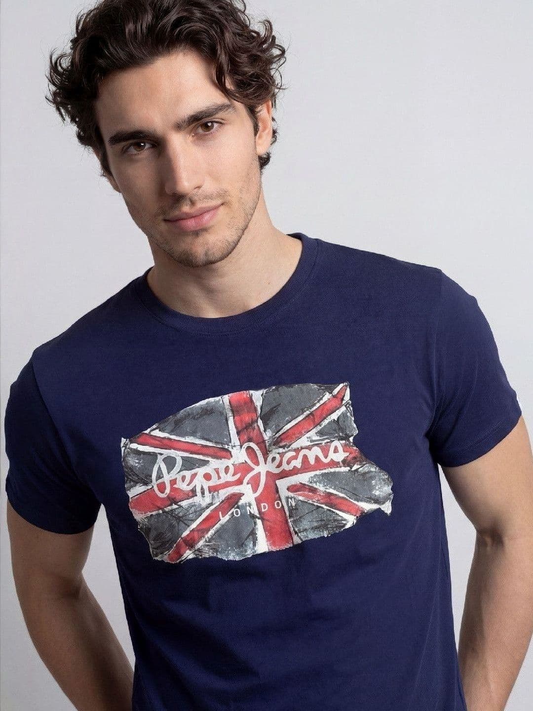 Pepe Jeans Men Printed Slim Fit T-shirt thumbnail 4