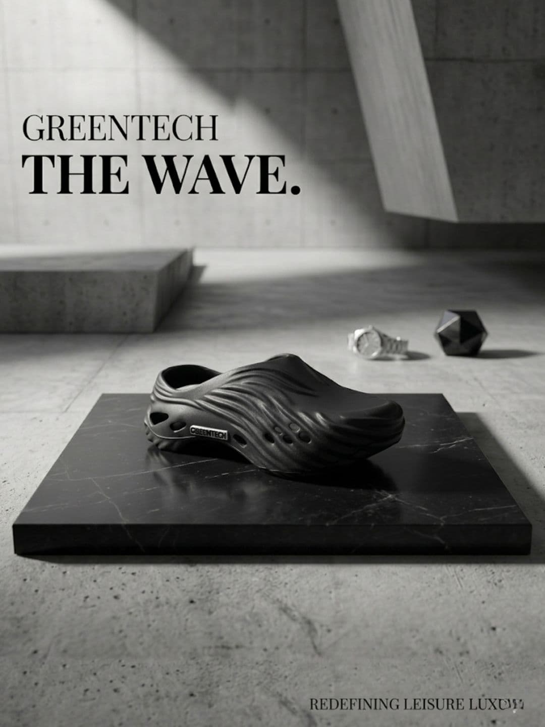 Greentech Men Slip-On Greentech Wave Self Design Clogs thumbnail 6