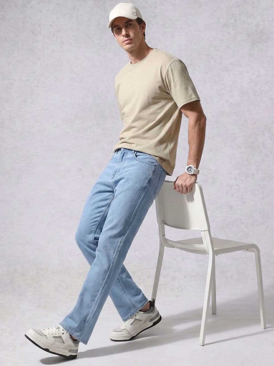 WROGN Men Bootcut Fit Stretchable Jeans thumbnail 5