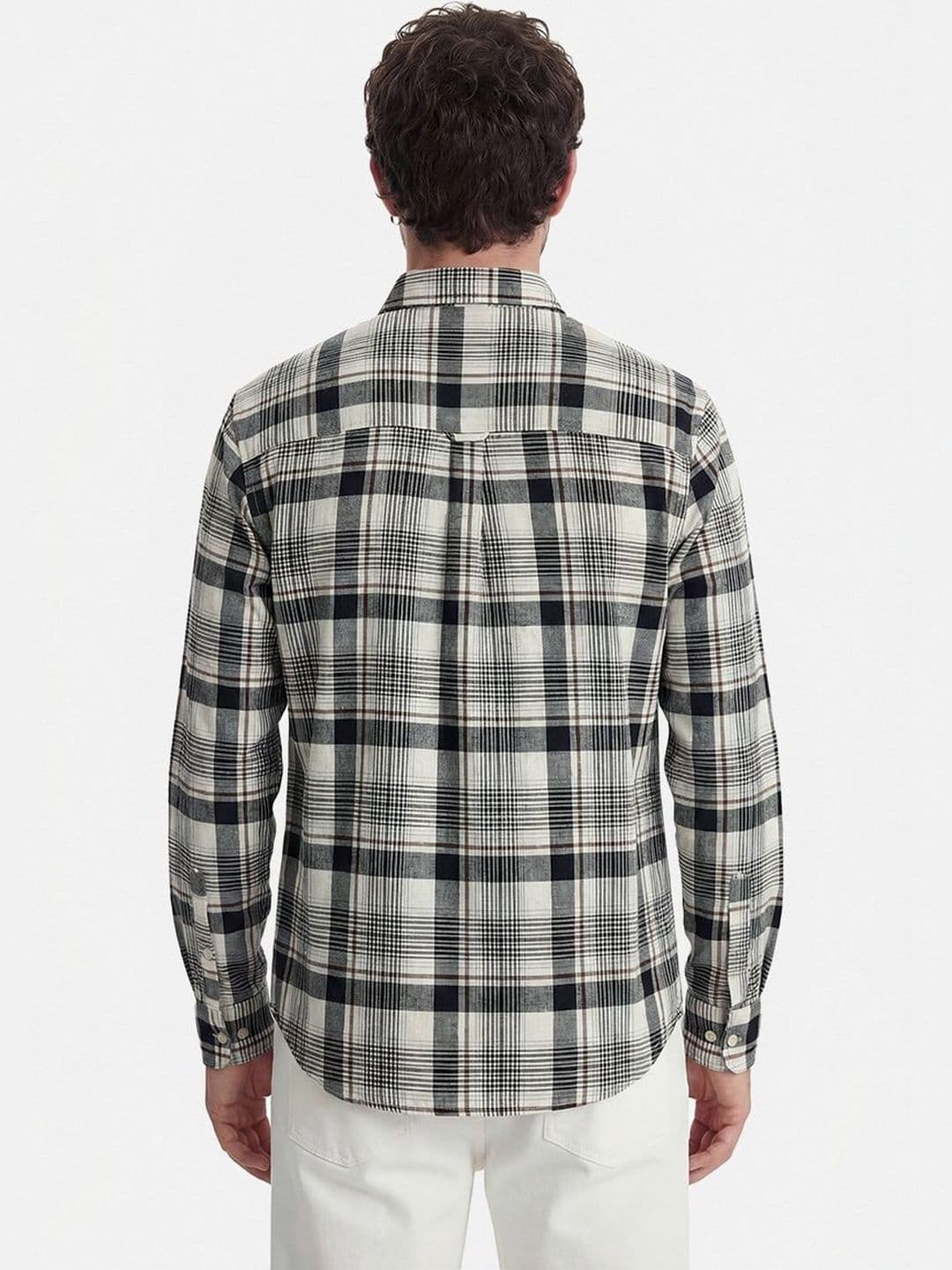 Snitch Men Tartan Checks Checked Casual Shirt thumbnail 2