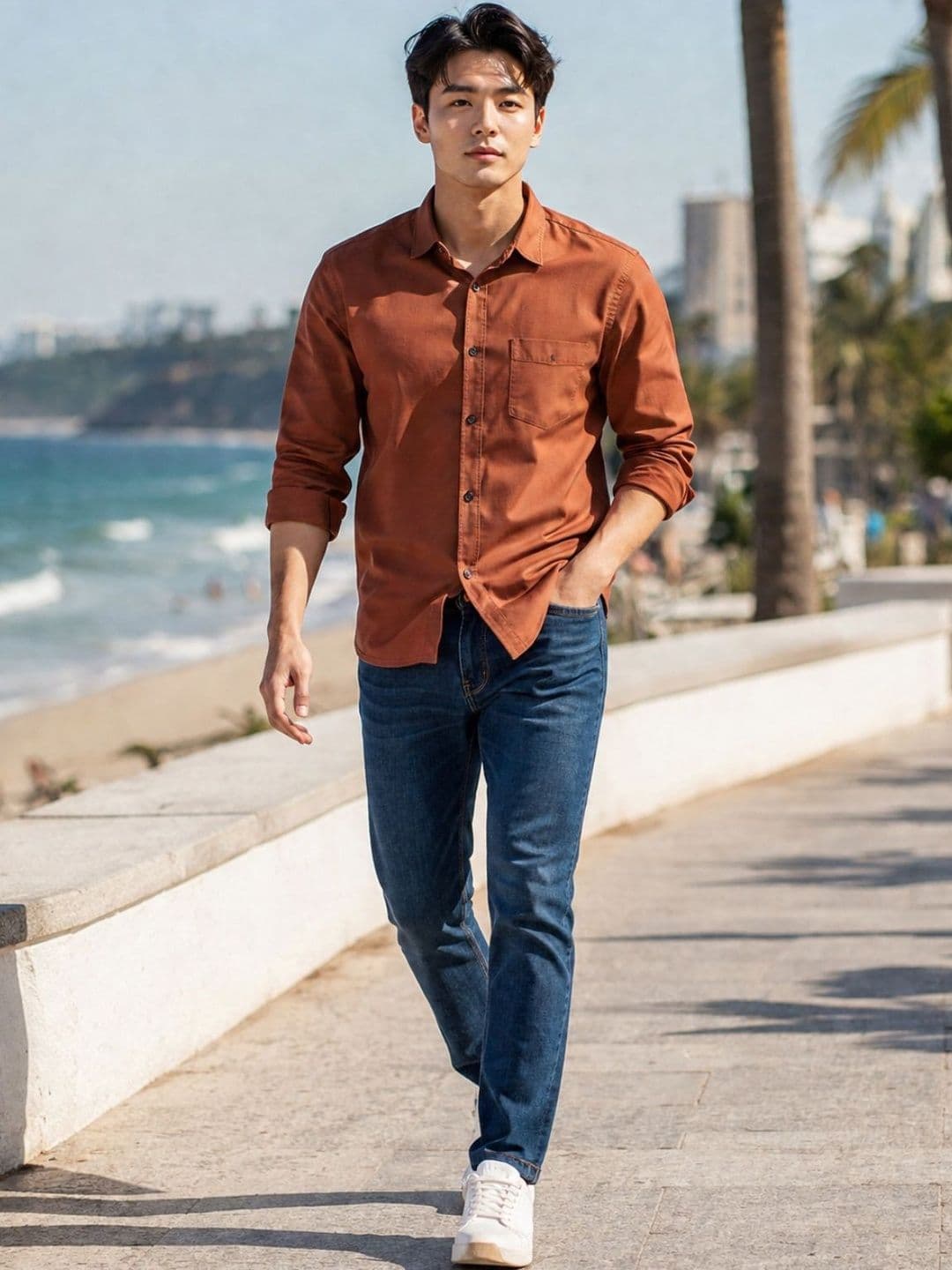 R.Code by The Roadster Life Co. Men Premium Casual Shirt thumbnail 7