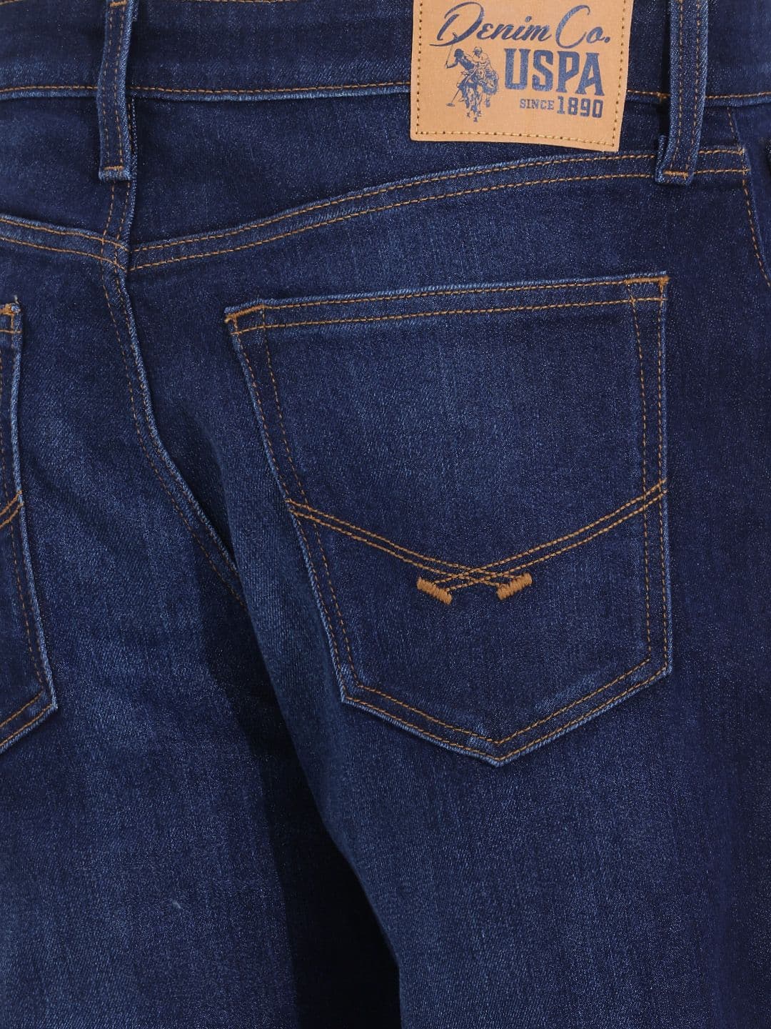 U.S. Polo Assn. Denim Co. Men Relaxed Fit Light Fade Stretchable Jeans thumbnail 5