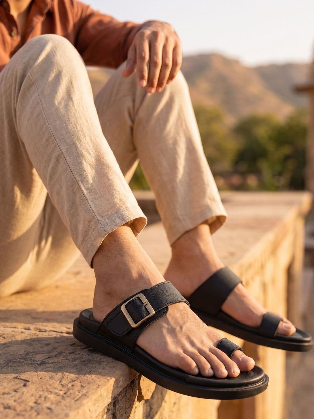 El Paso Men Thong Flip-Flops - view 1