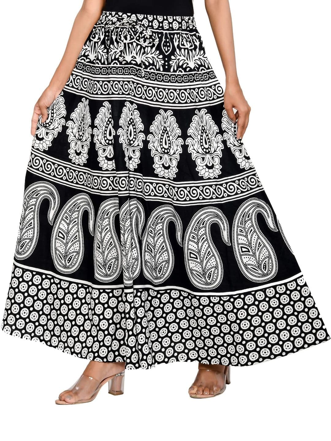 SAMJHI Women Ethnic Motifs Printed Ethnic Palazzos thumbnail 2
