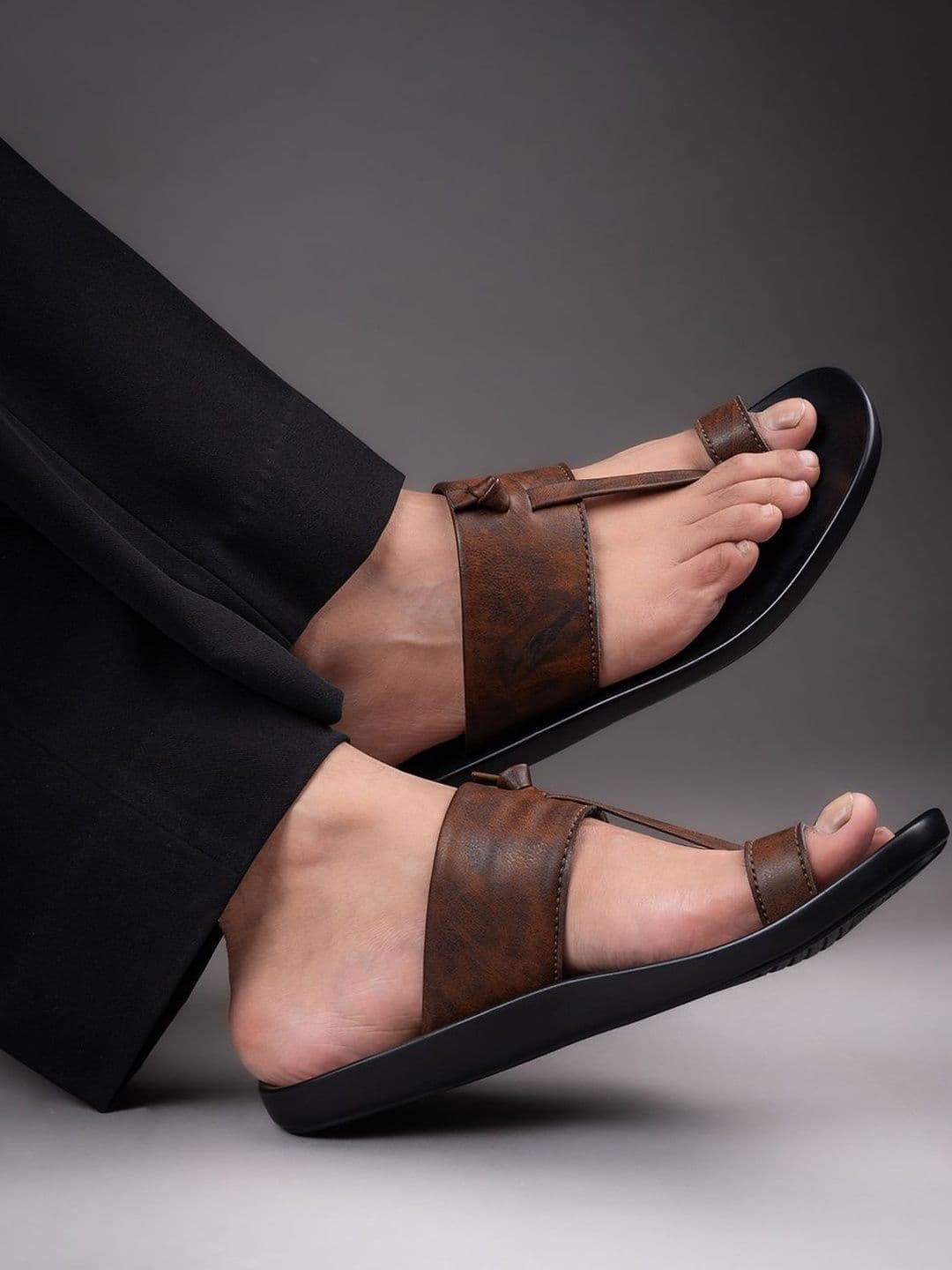 House of Pataudi Men Slip-On Comfort Sandals - view 1