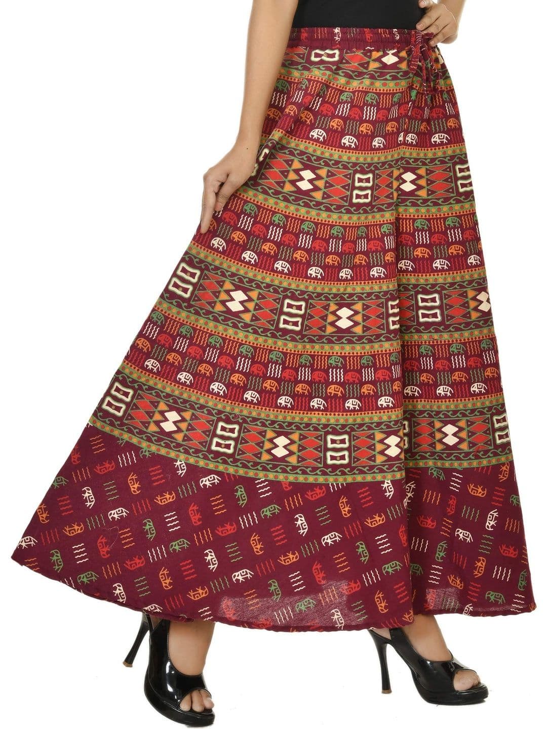 SAMJHI Women Ethnic Motifs Printed Ethnic Palazzos thumbnail 4