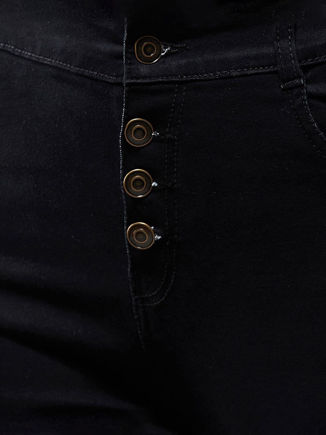 Mast & Harbour Women Skinny Fit High Rise Clean Look Regular Length Stretchable Denim Jeans thumbnail 4