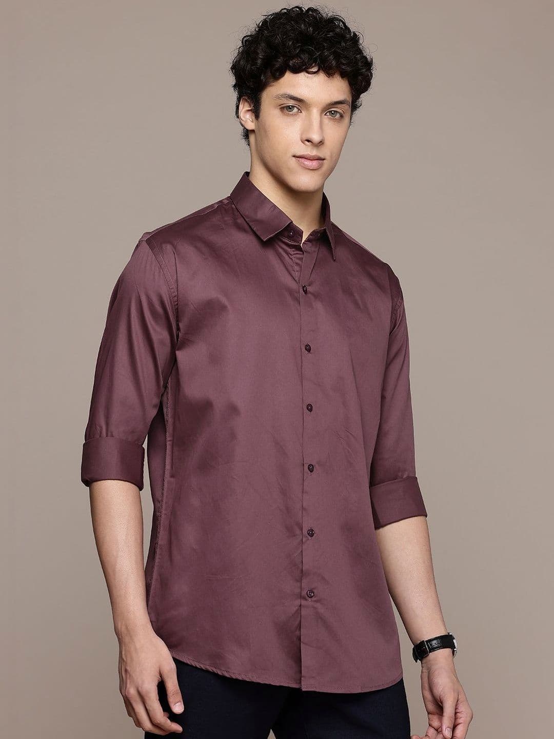R.Code by The Roadster Life Co. Men Slim Fit Casual Shirt thumbnail 3