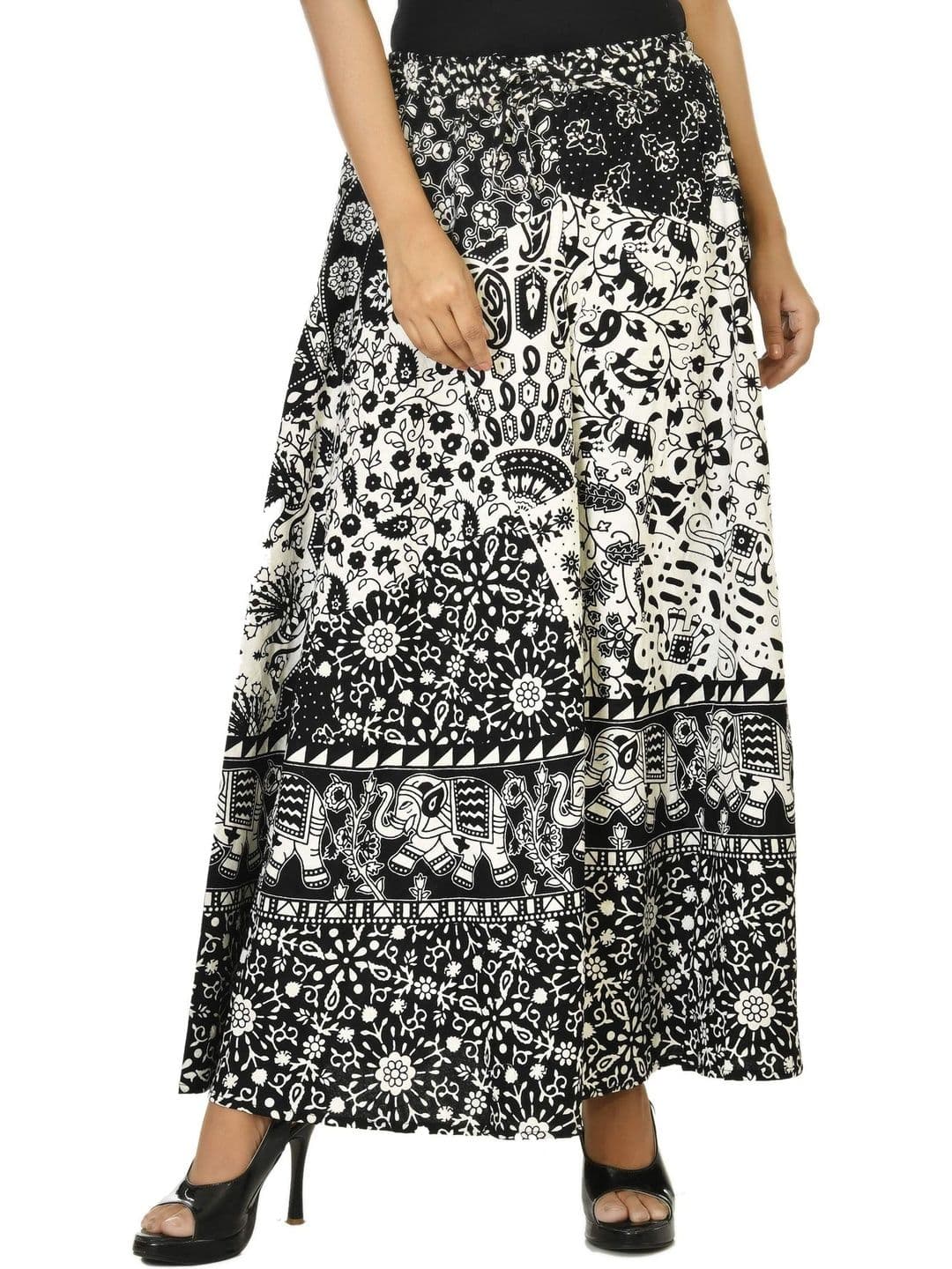 SAMJHI Women Ethnic Motifs Printed Ethnic Palazzos thumbnail 3