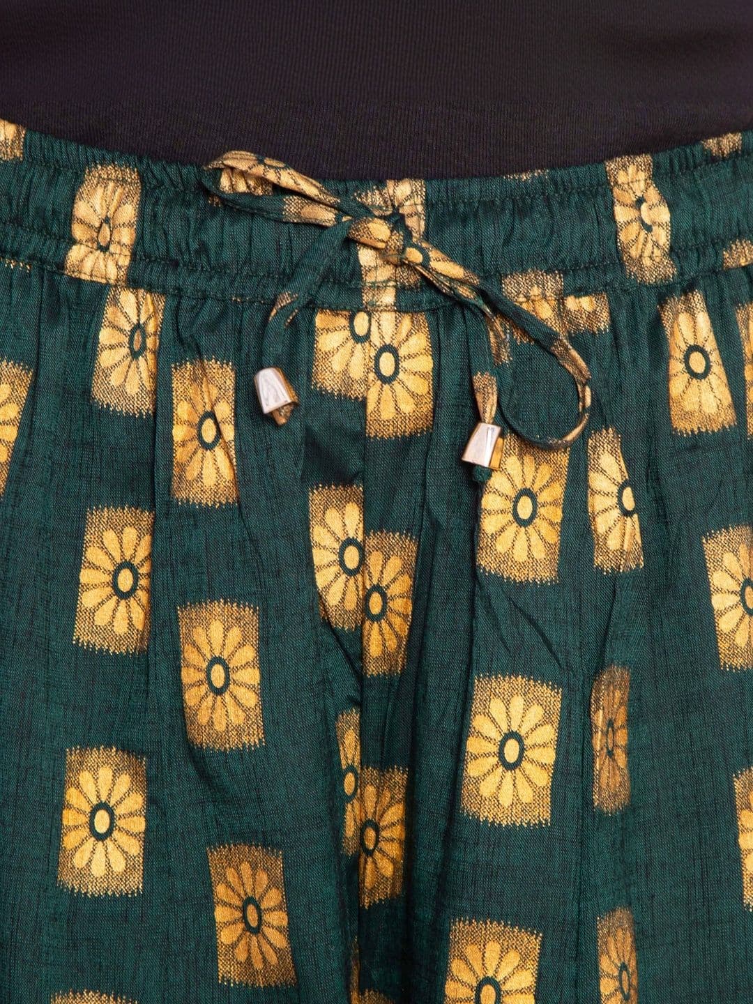 TNQ Women Ethnic Motifs Printed Flared Ethnic Palazzos thumbnail 6