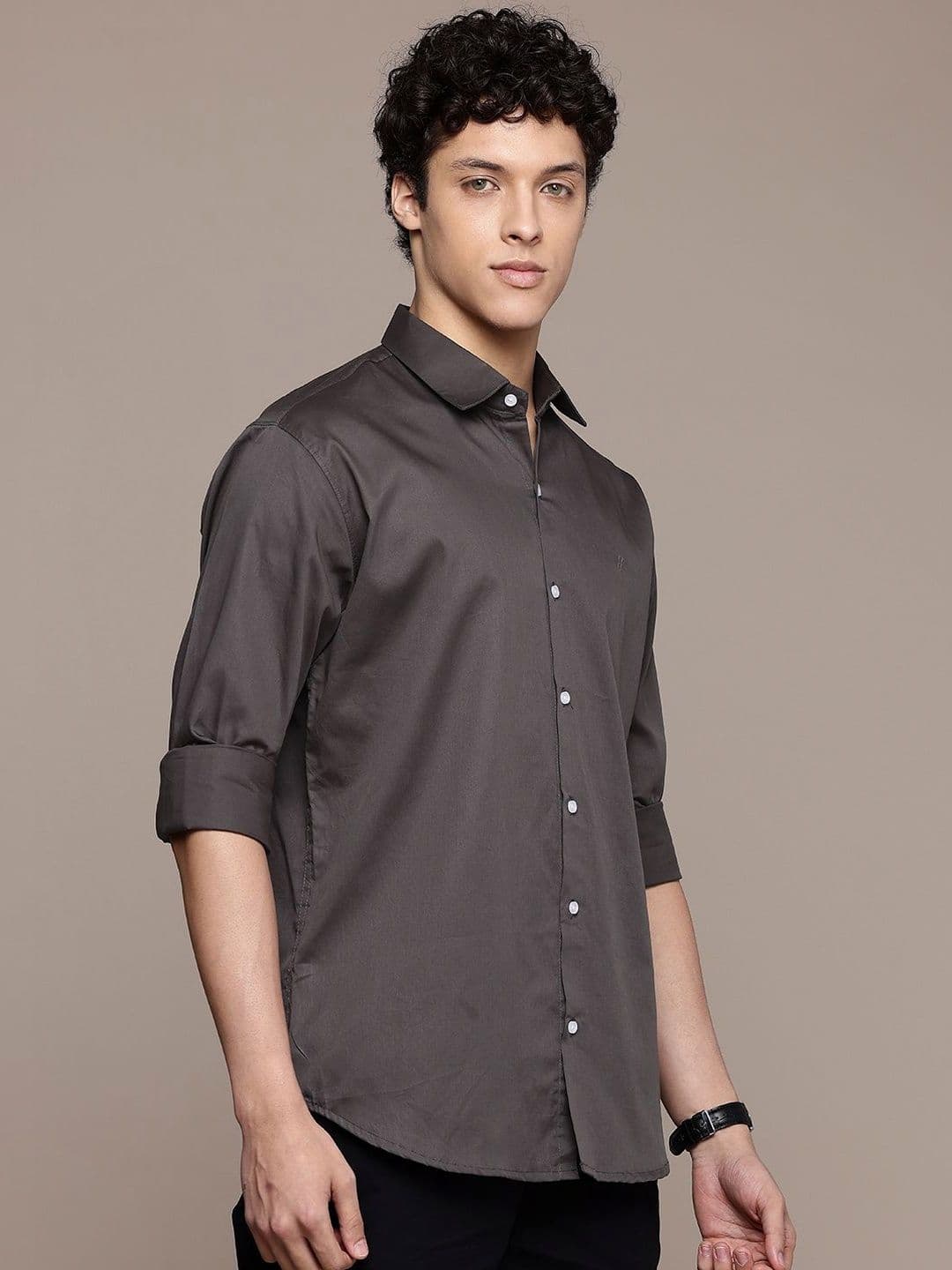 R.Code by The Roadster Life Co. Men Slim Fit Casual Shirt thumbnail 2