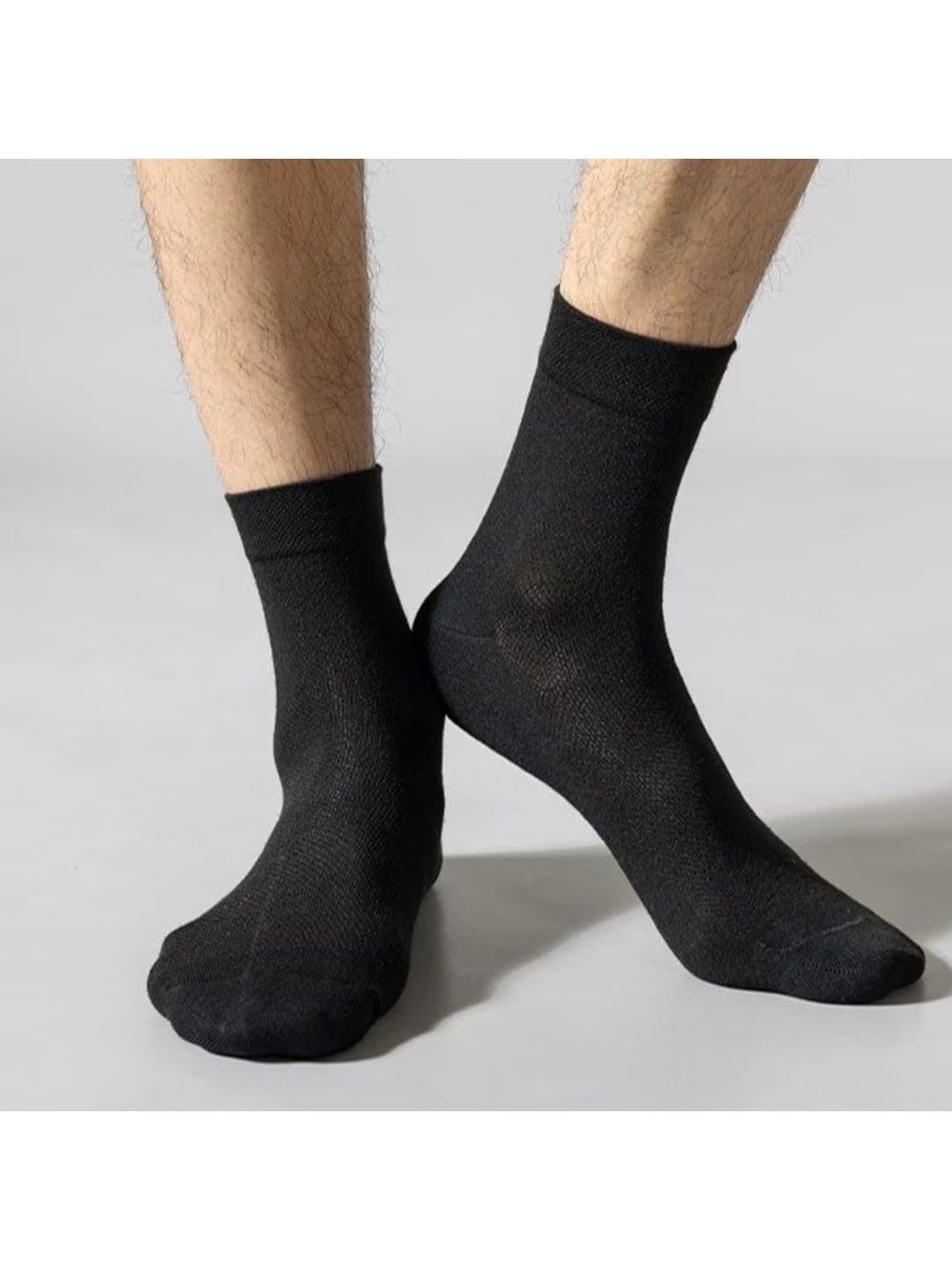 BEAR&BEYOND Men Pack of 5 Cotton Patterned Ankle Length Socks thumbnail 2