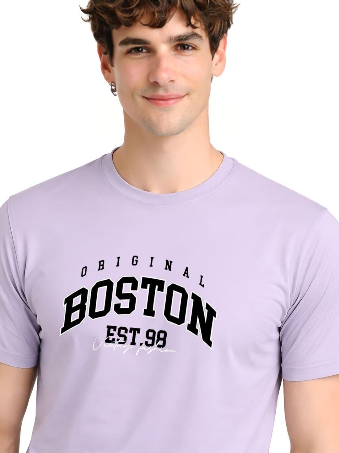 ADRO Men Typography Printed T-shirt thumbnail 4
