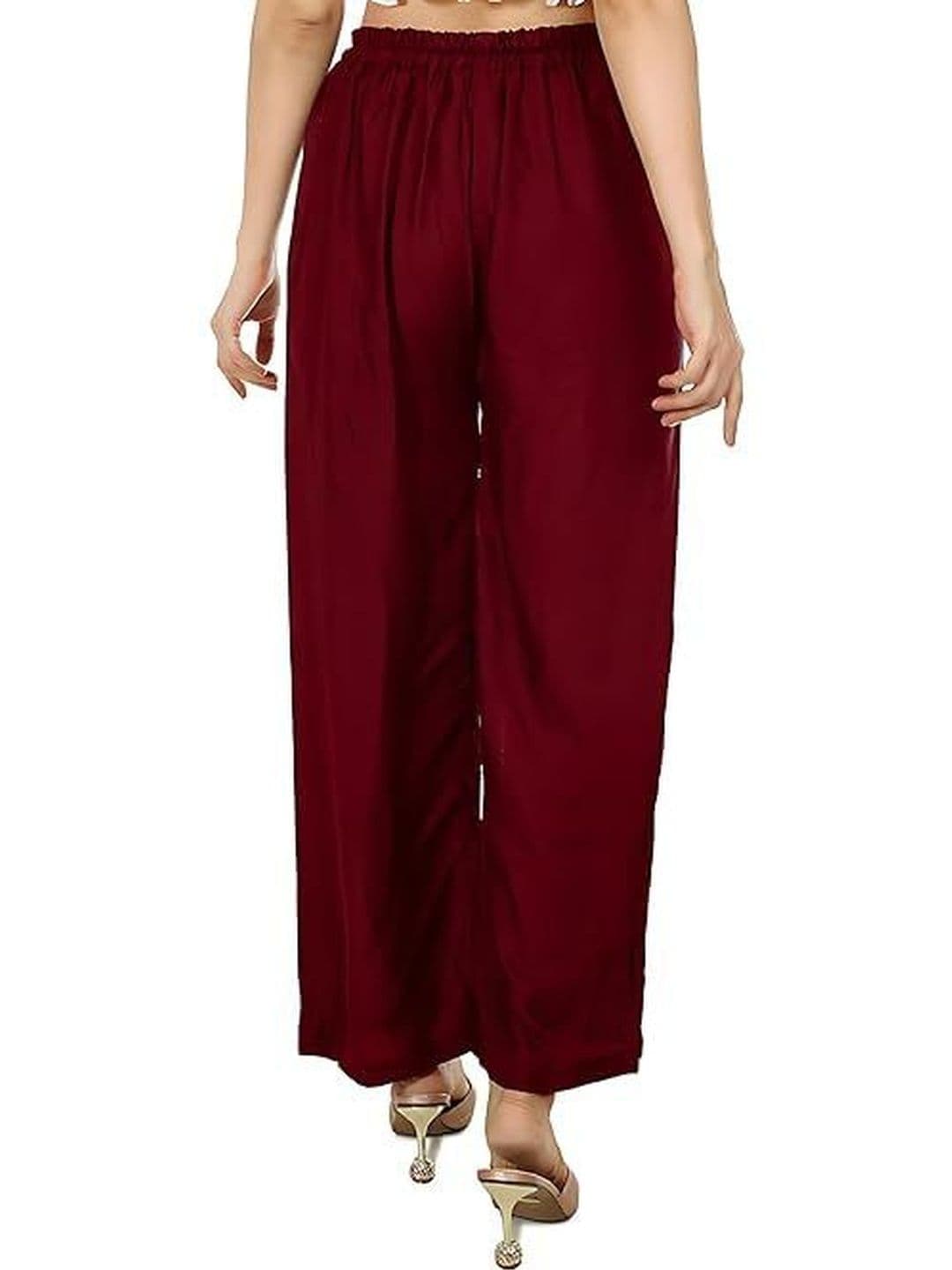 KGFONECLOTH Women Flared Knitted Ethnic Palazzos thumbnail 3