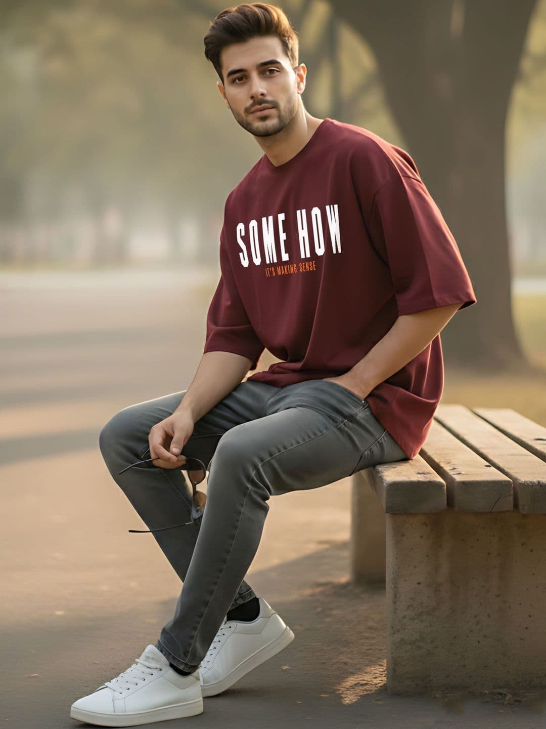 Kook N Keech Men Typography Printed Drop-Shoulder Sleeves T-shirt thumbnail 5
