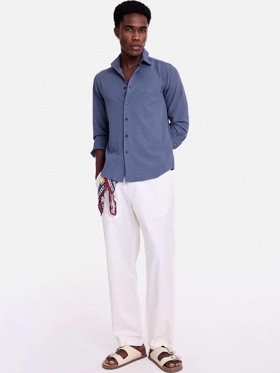 Snitch Men Slim Fit Casual Shirt thumbnail 7