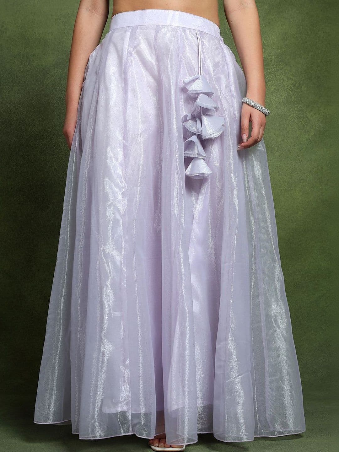 Frolic Rolic Women Chiffon Maxi A-Line Skirt - view 1