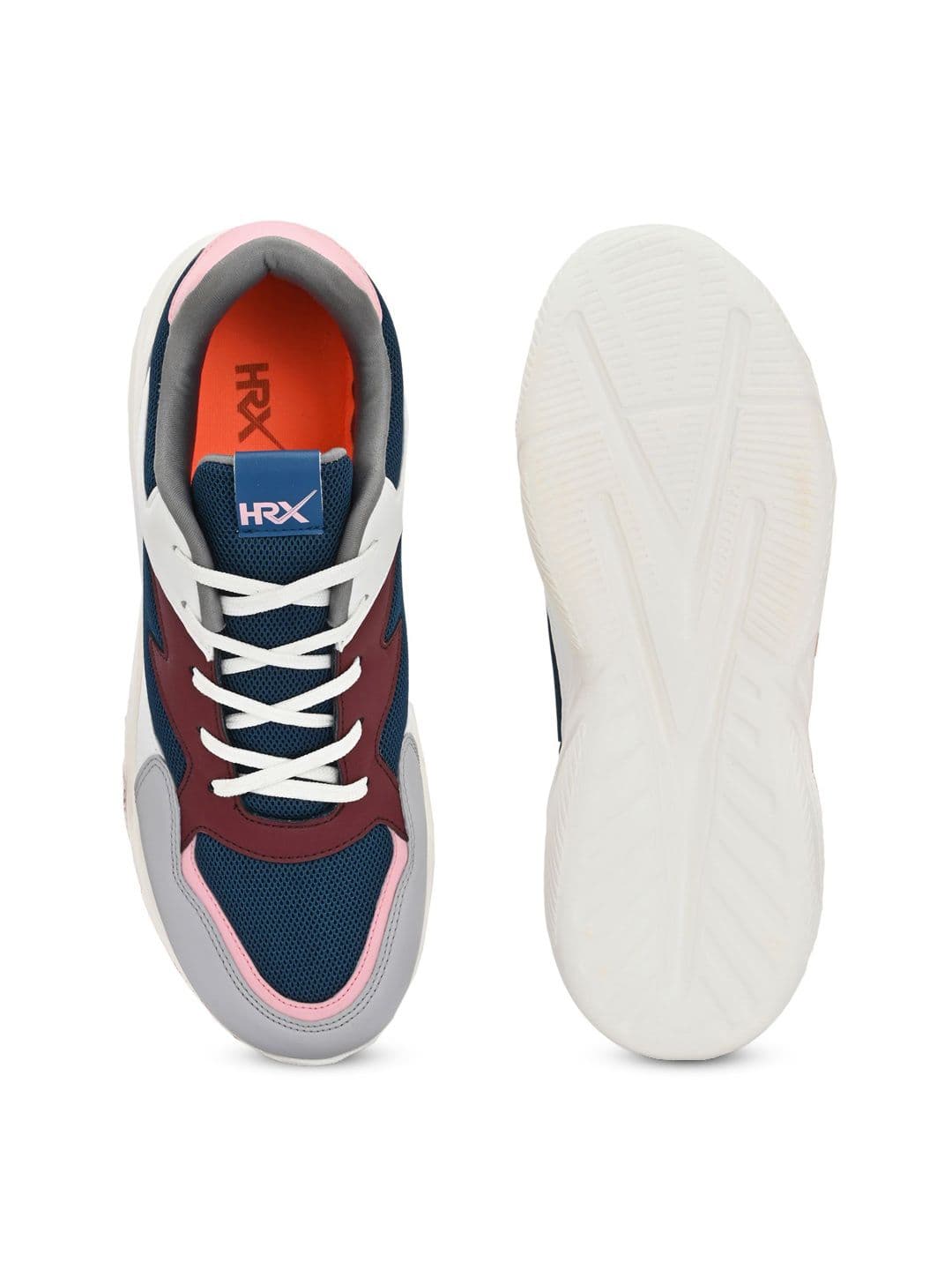 HRX by Hrithik Roshan Unisex Colourblocked Mesh Sneakers thumbnail 4