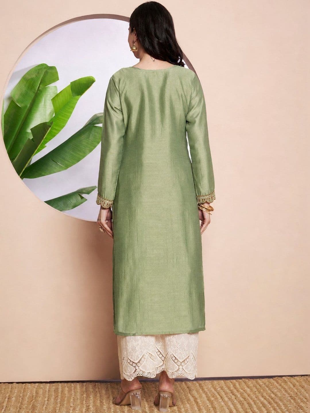 rarethread Women Embellished Kurta thumbnail 2