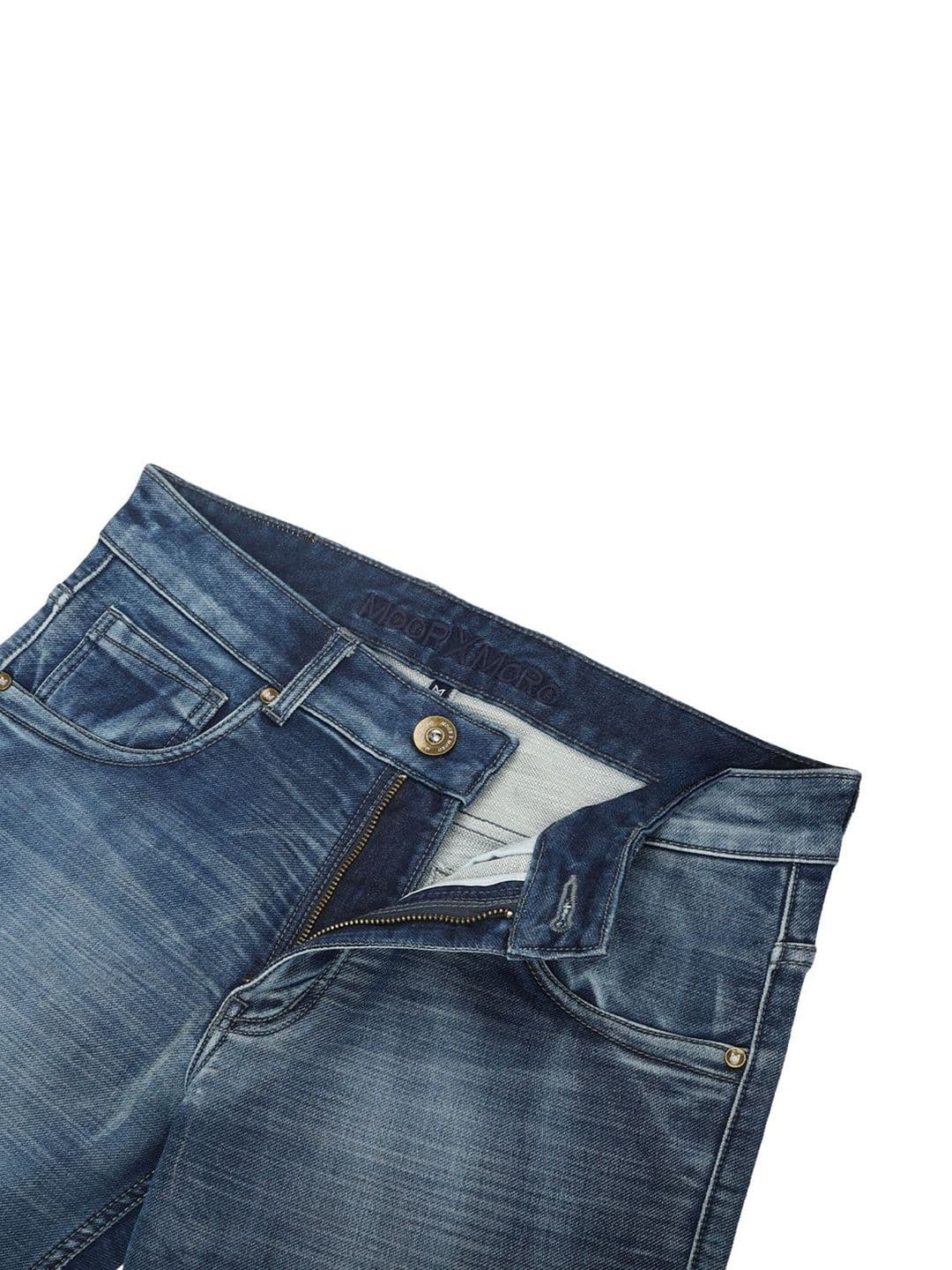MoorXMoro Men Comfort Straight Fit Mid-Rise Light Fade Jeans thumbnail 2