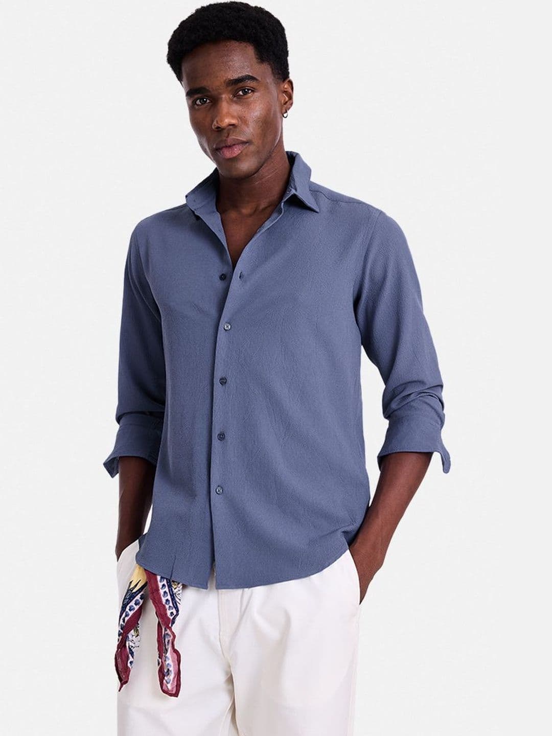 Snitch Men Slim Fit Casual Shirt - view 1
