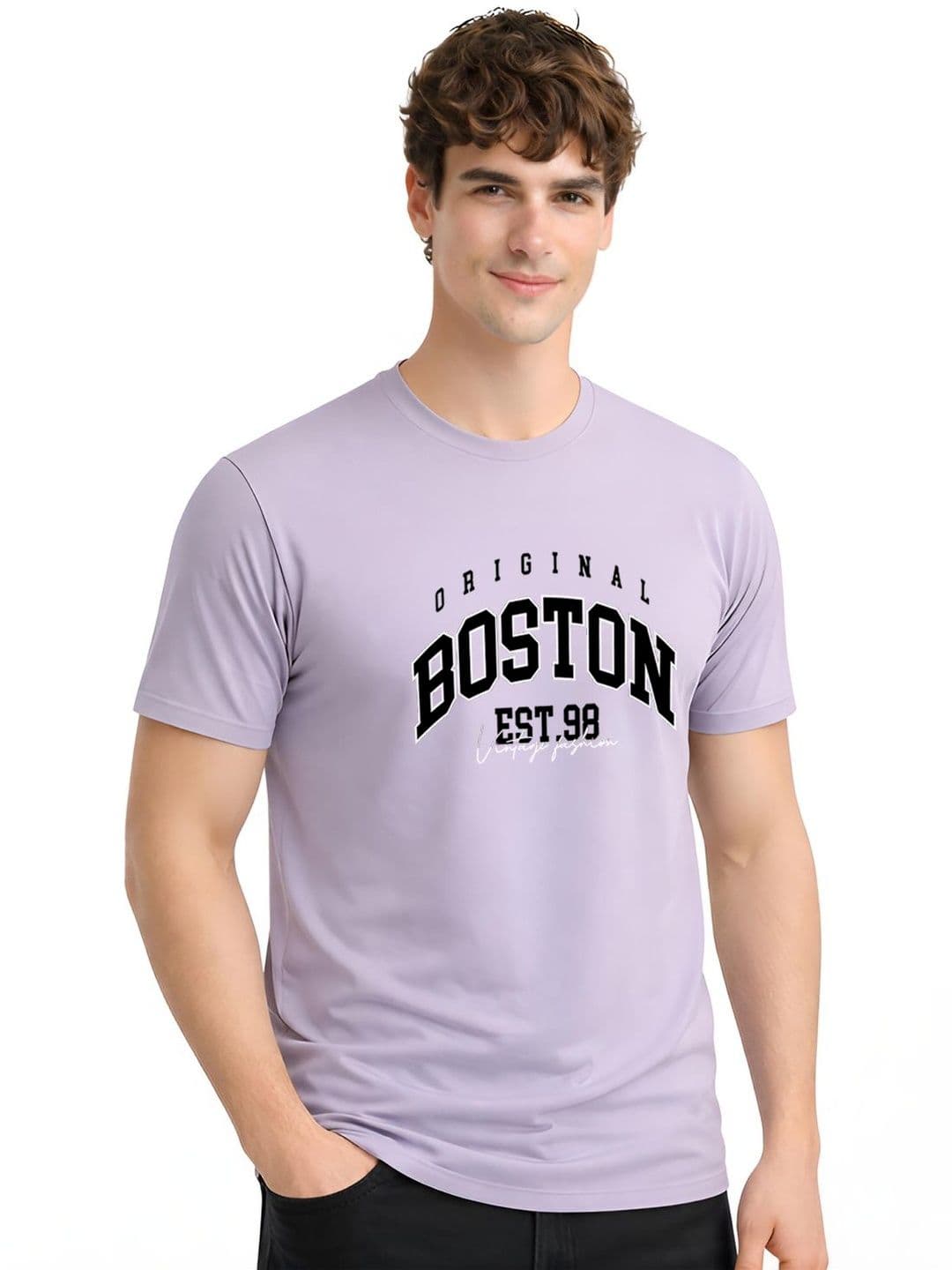 ADRO Men Typography Printed T-shirt thumbnail 6
